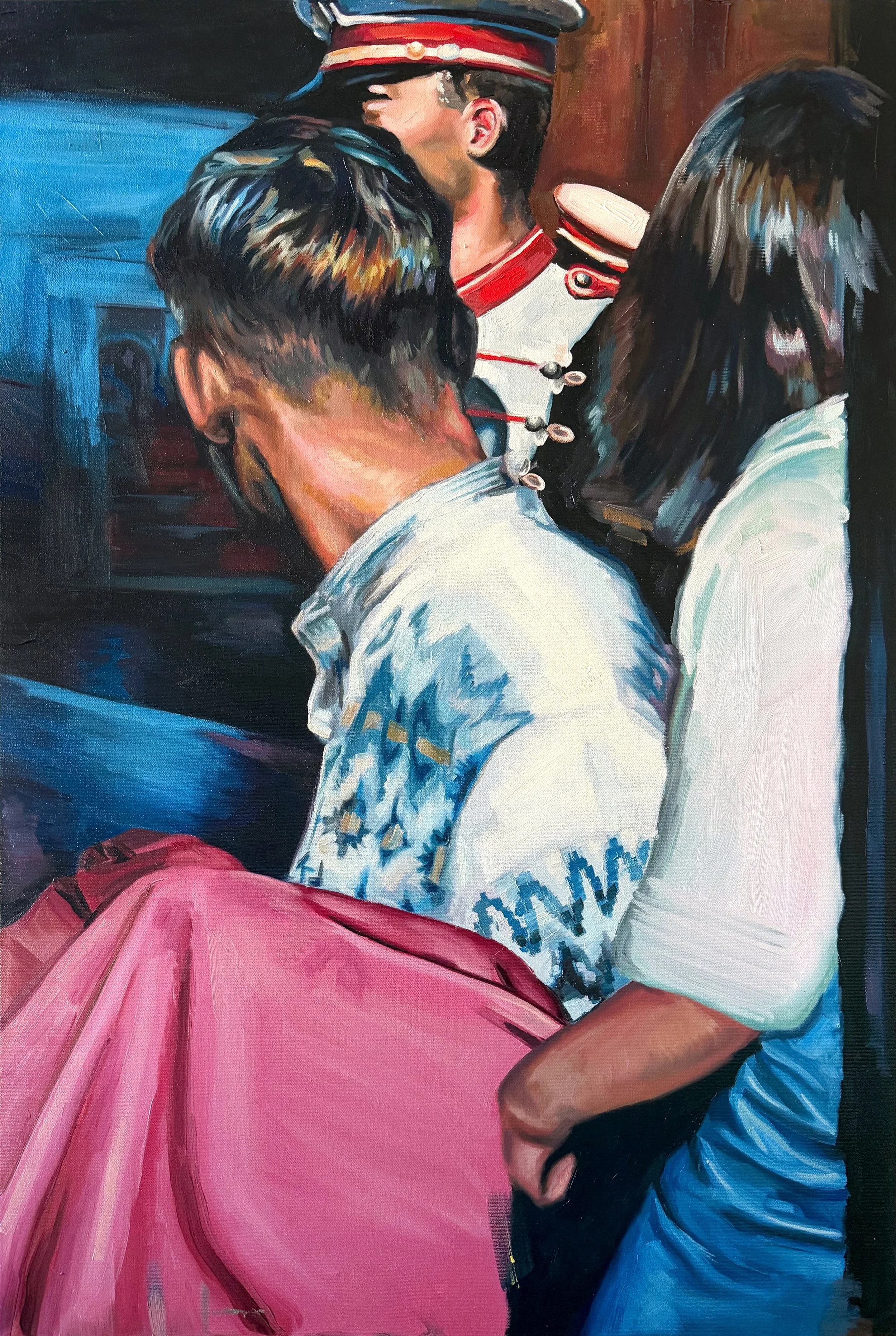   Soldier    oil on canvas, 24×36 inches, 2025 