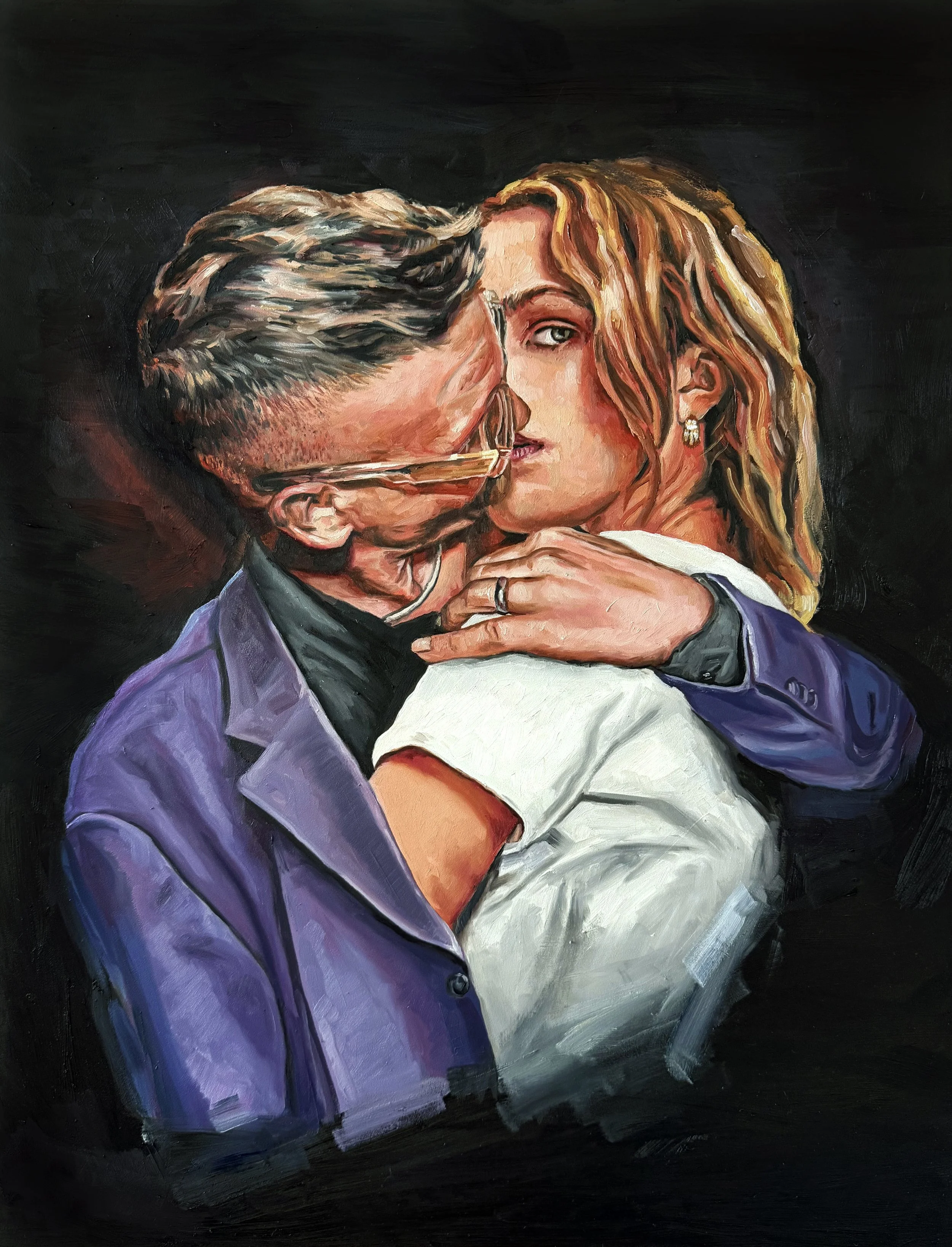   Secret   oil on panel, 18×24 inches, 2026 