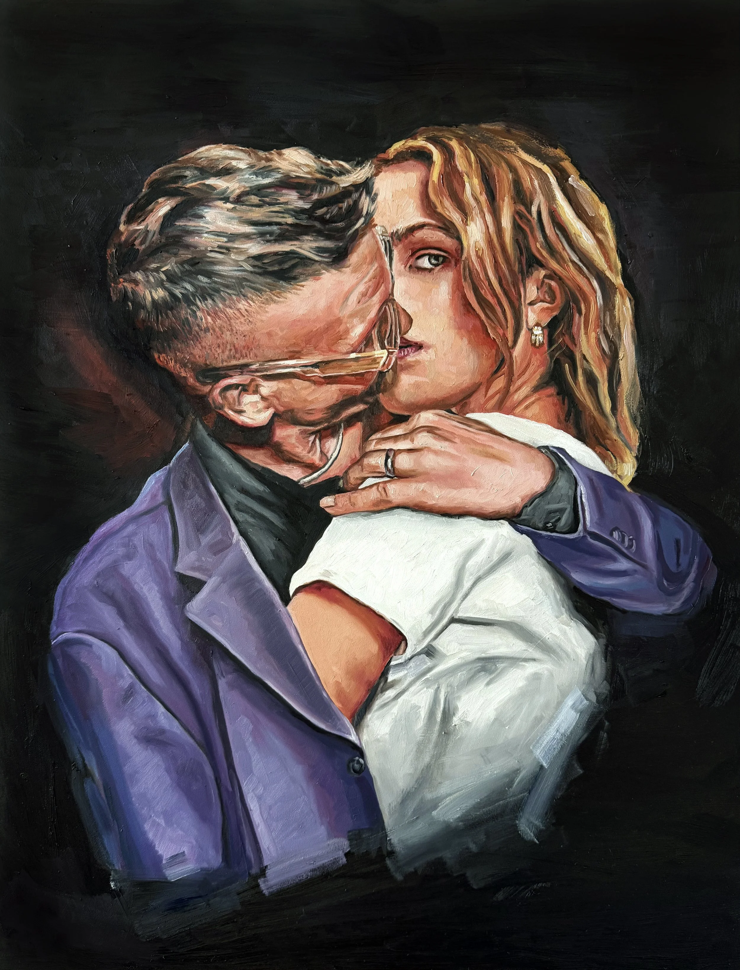   Secret   oil on panel, 18×24 inches, 2026 