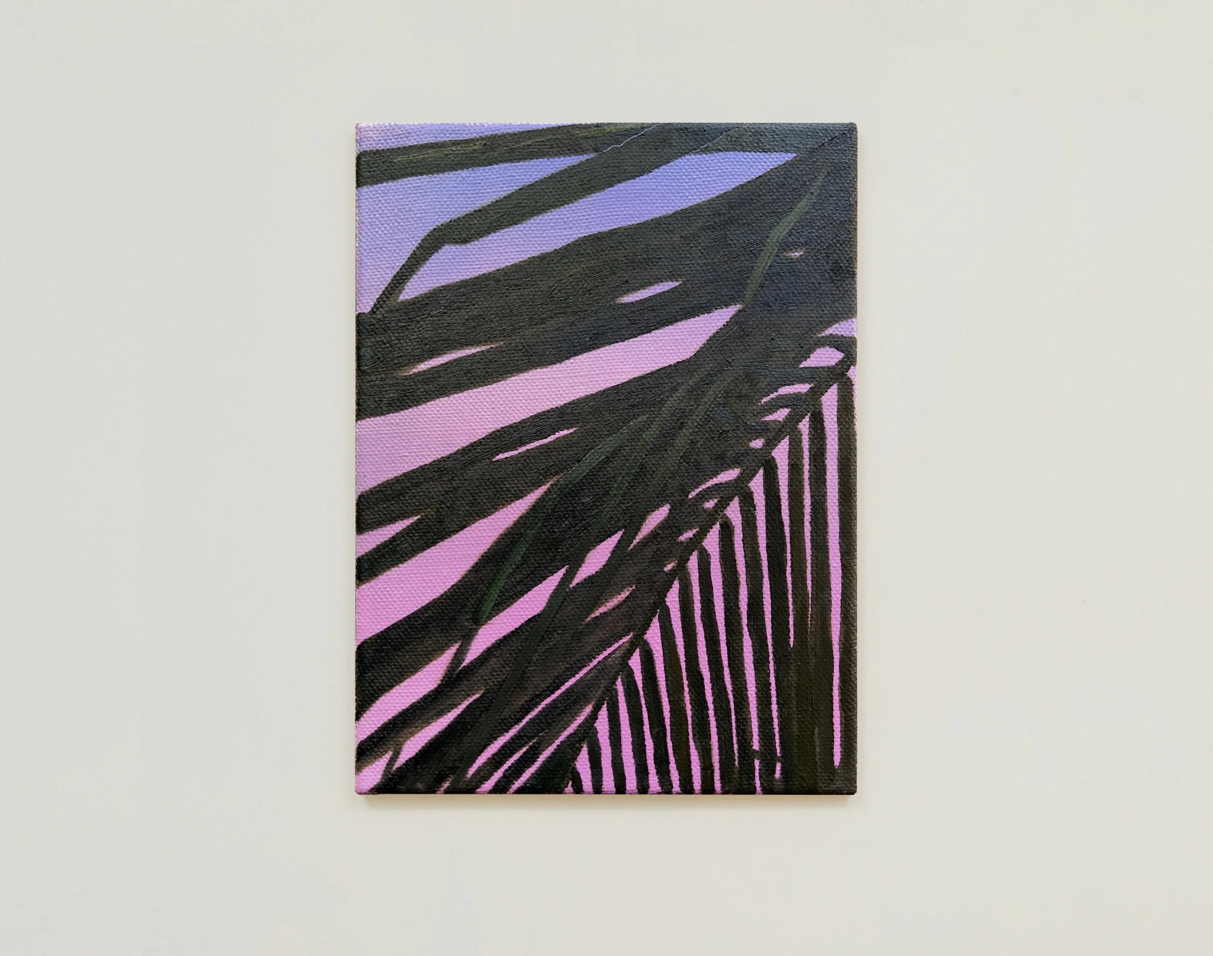   Dusk (The Snappy Turtle) , 2026  oil on linen  13 × 10 inches 