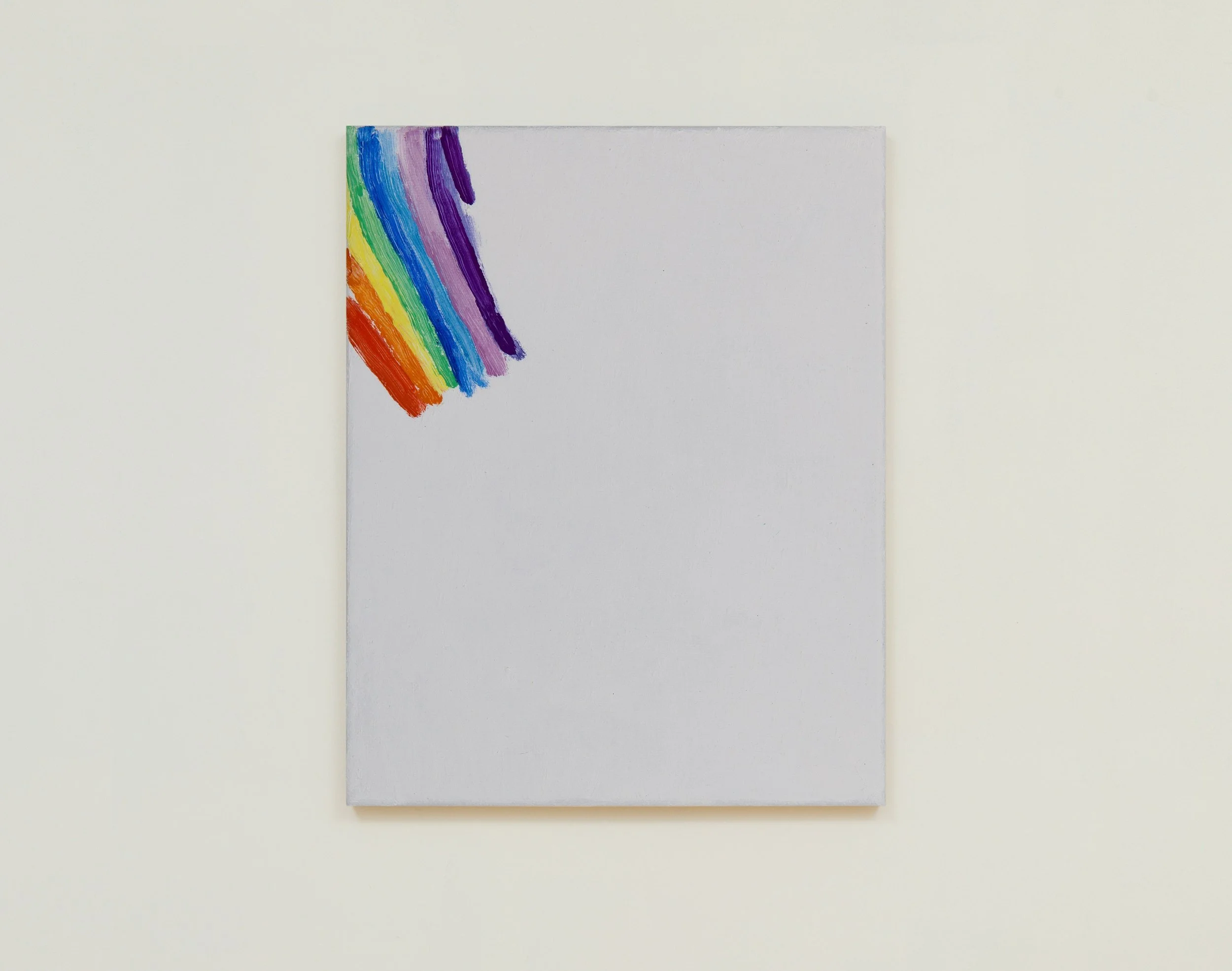   Points of Light (EBK Rainbow) , 2025  oil on canvas  10 × 8 inches 