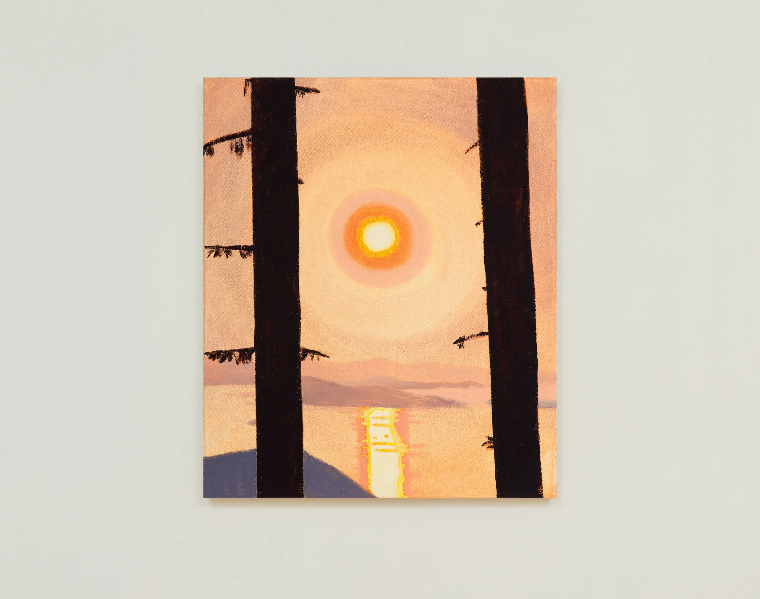   Orcas 1 , 2025 - 2026  oil on canvas  24 × 20 inches 