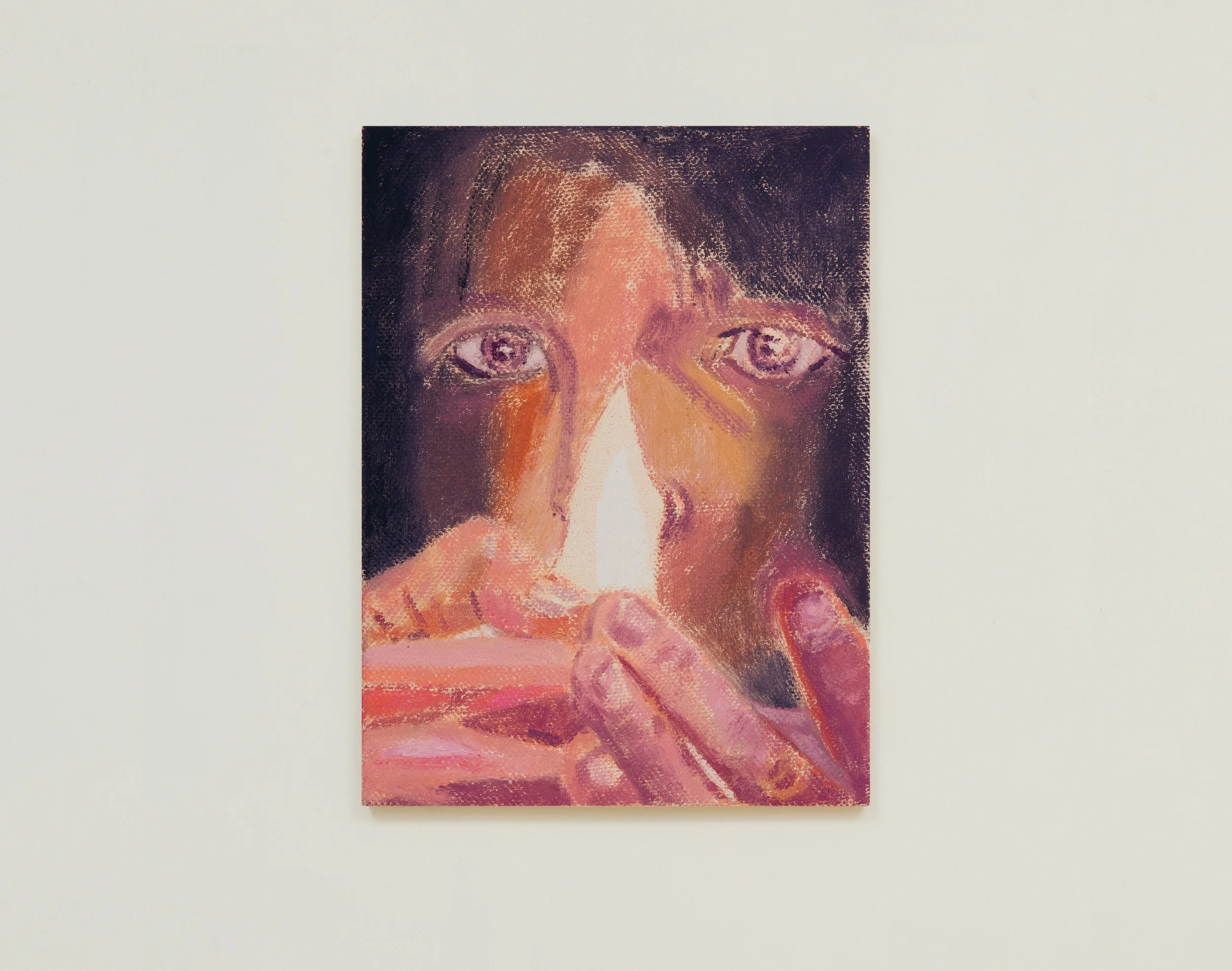   Light , 2026  oil on linen  12 × 9 inches 