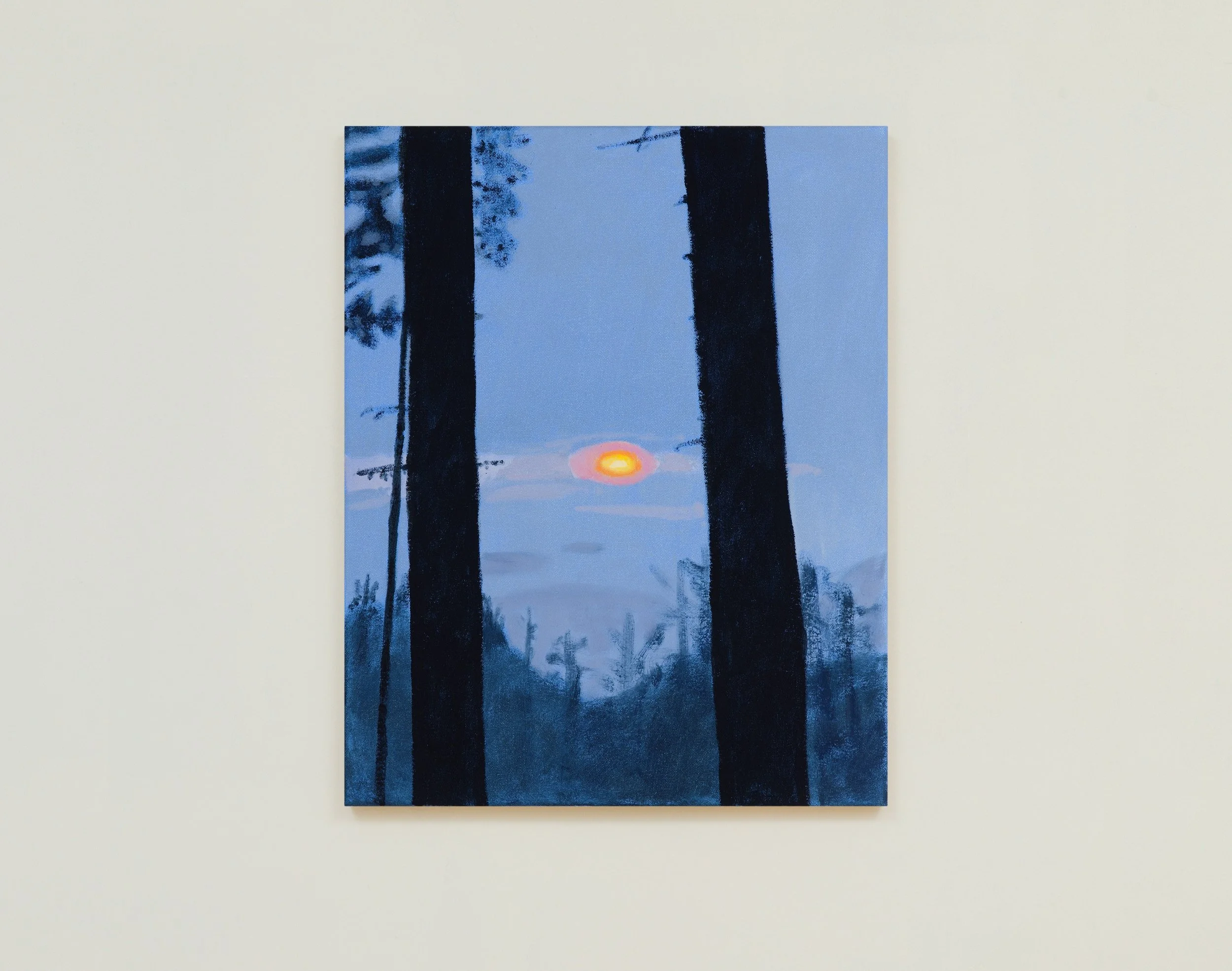   Orcas 2 , 2025  oil on canvas  20 × 16 inches 