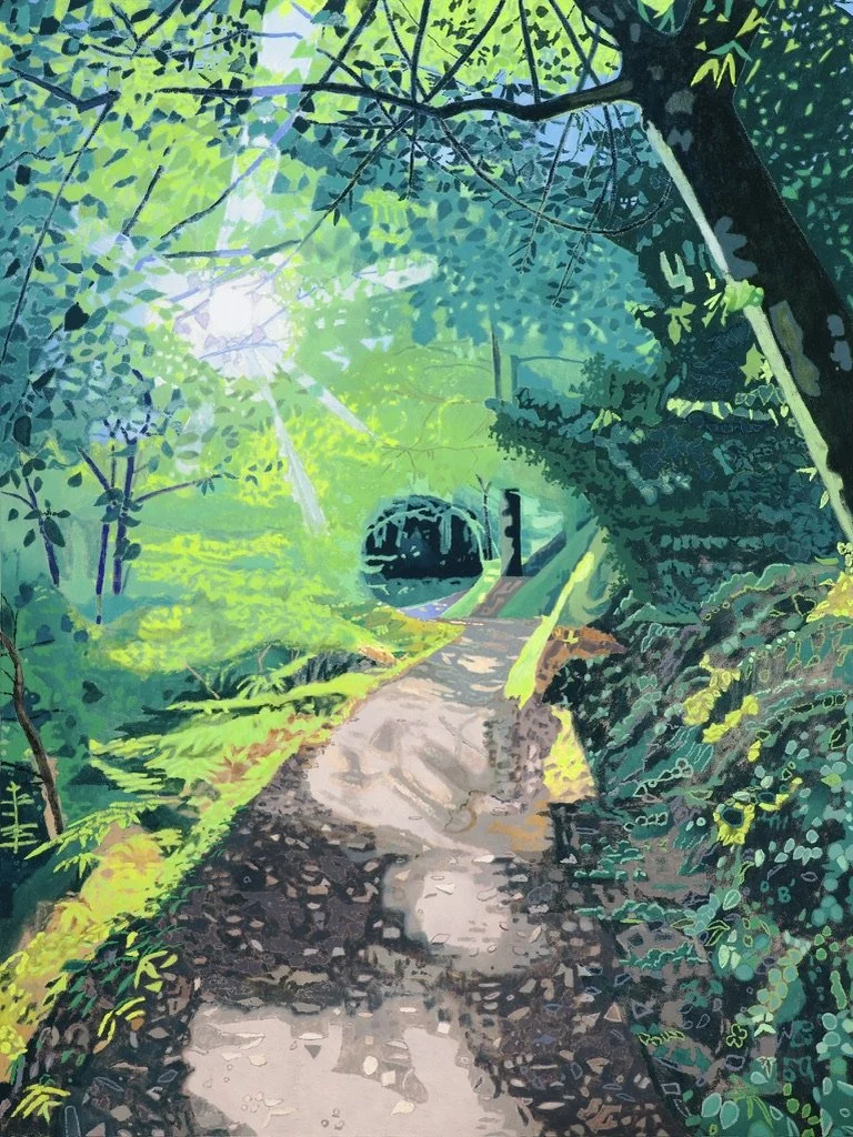   Point of Light (Jaunay) , 2025  oil on cavnas  80 × 60 inches 