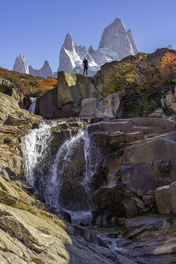 Río del la Cascada and Mount Fitz Roy