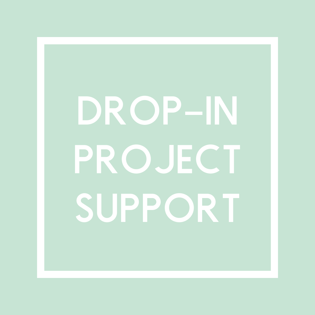 Stop in the shop for a little help or questions on a specific project you’re stuck with anytime between 11 am and 5 pm today! Have a project you’ve started in a class and just need a little boost to get back on track? Come on by and get the help you need.