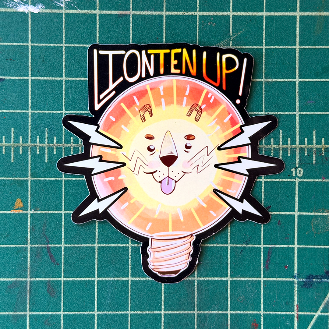 Lionten Up! - Sticker