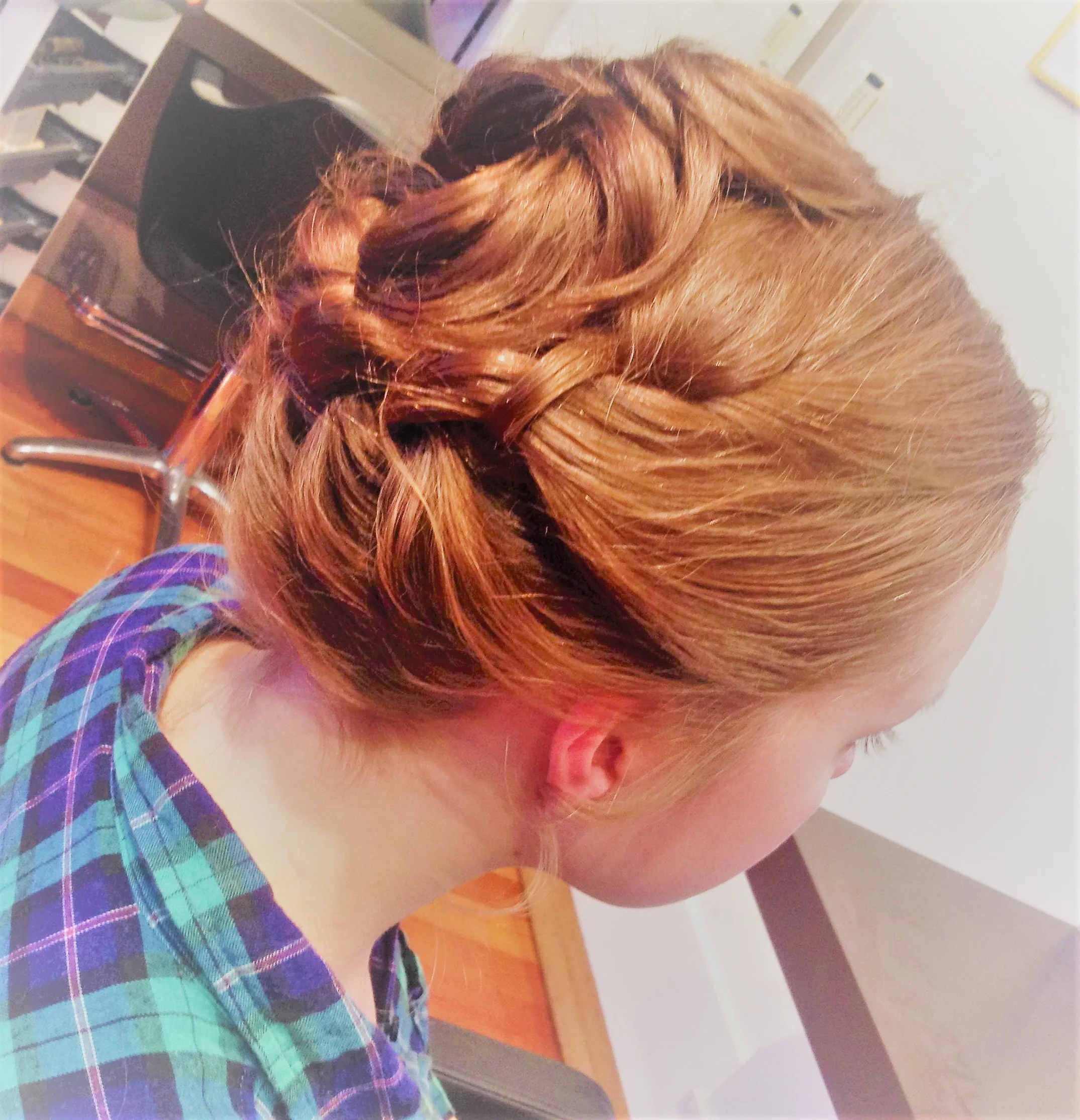 Modern Pinned Braid Hair Up - By Jo