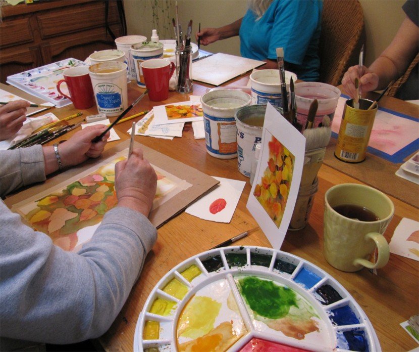 WATERCOLOR PAINTING CLASS WITH MEL JACKSON 