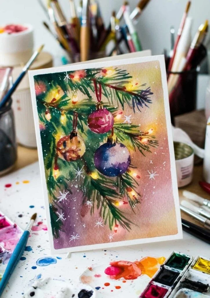 WATERCOLOR HOLIDAY CARDS AND PAINTING with Mel Jackson
