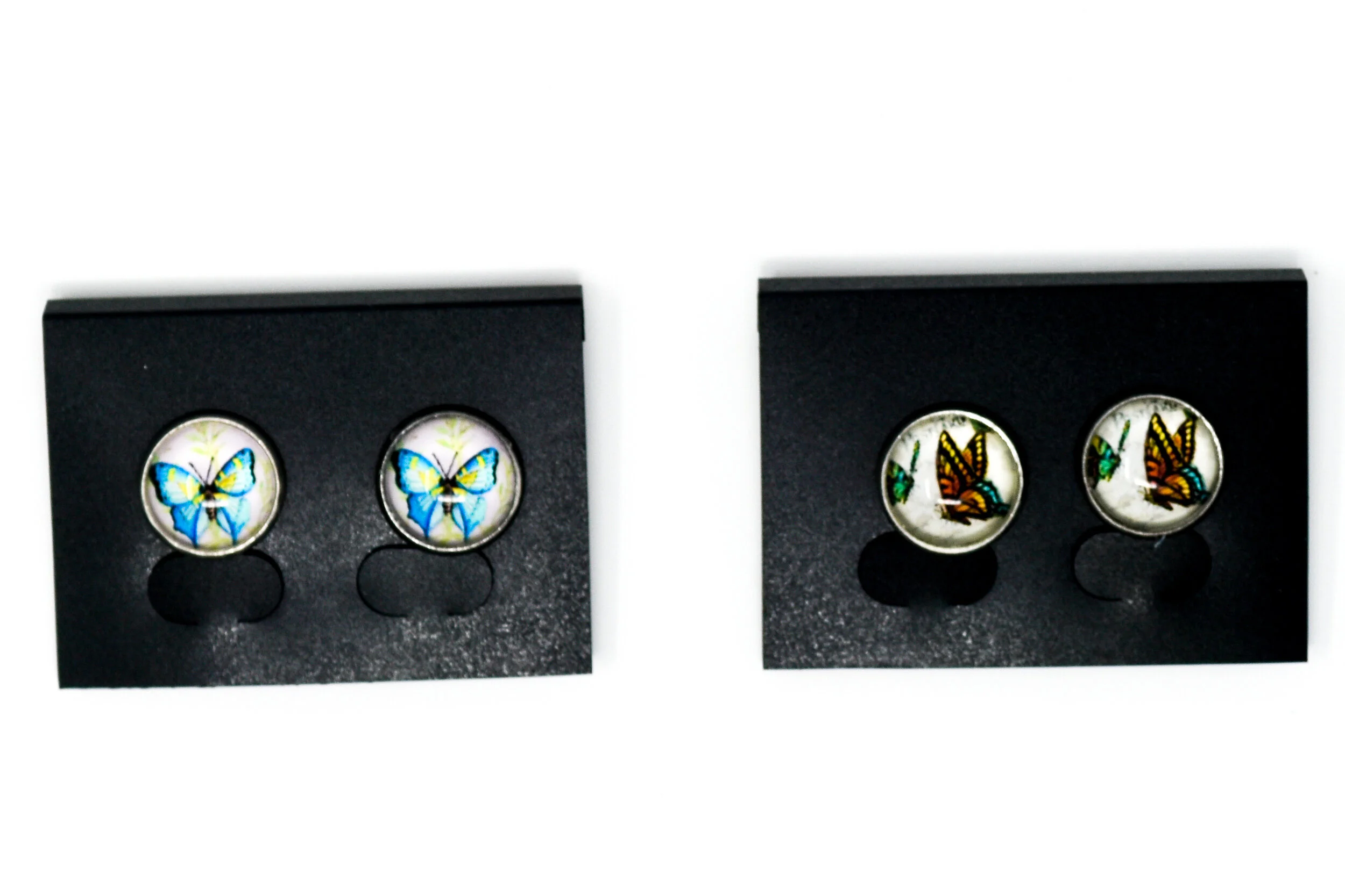 Butterfly Silver Clip Earrings