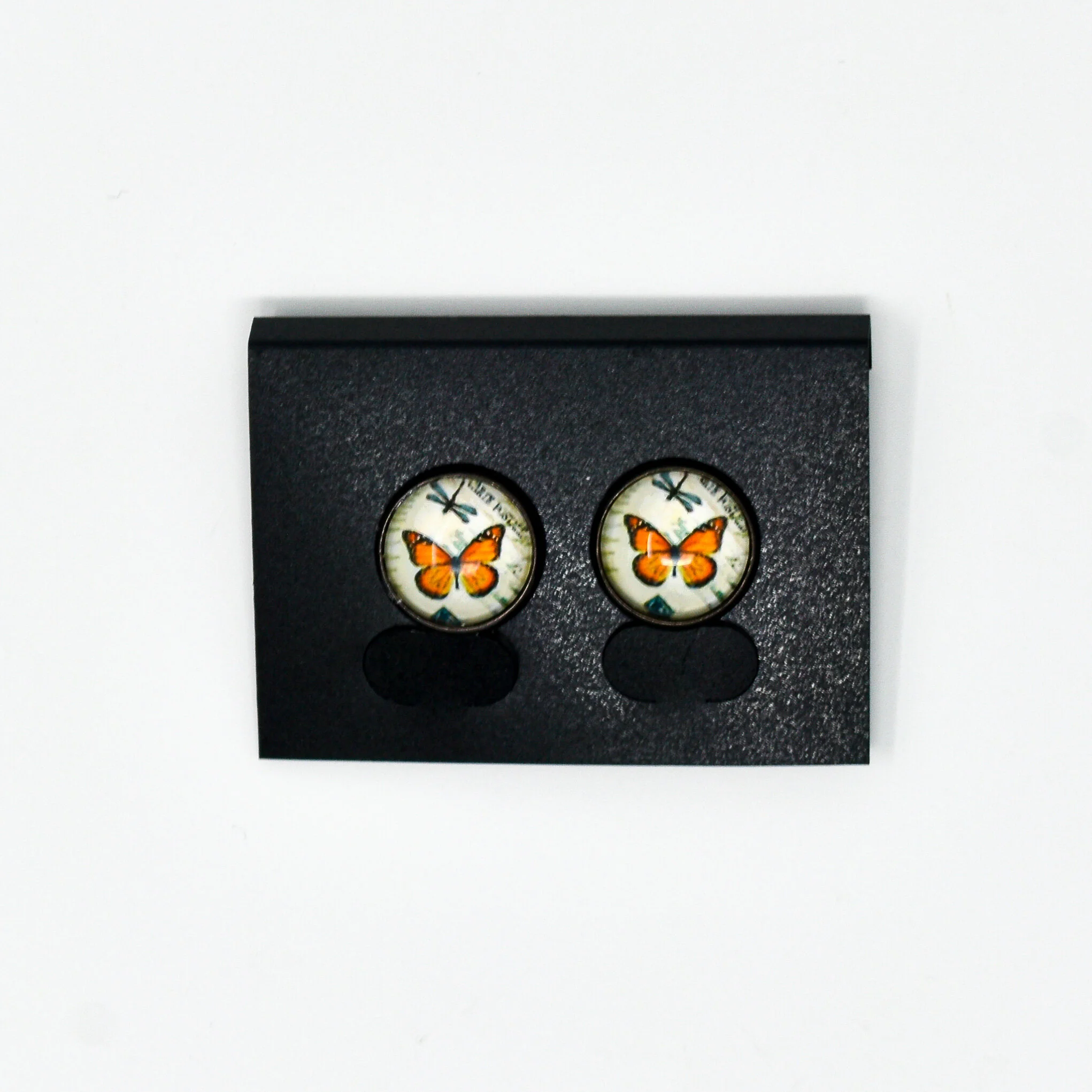 Butterfly Steel Clip Earrings