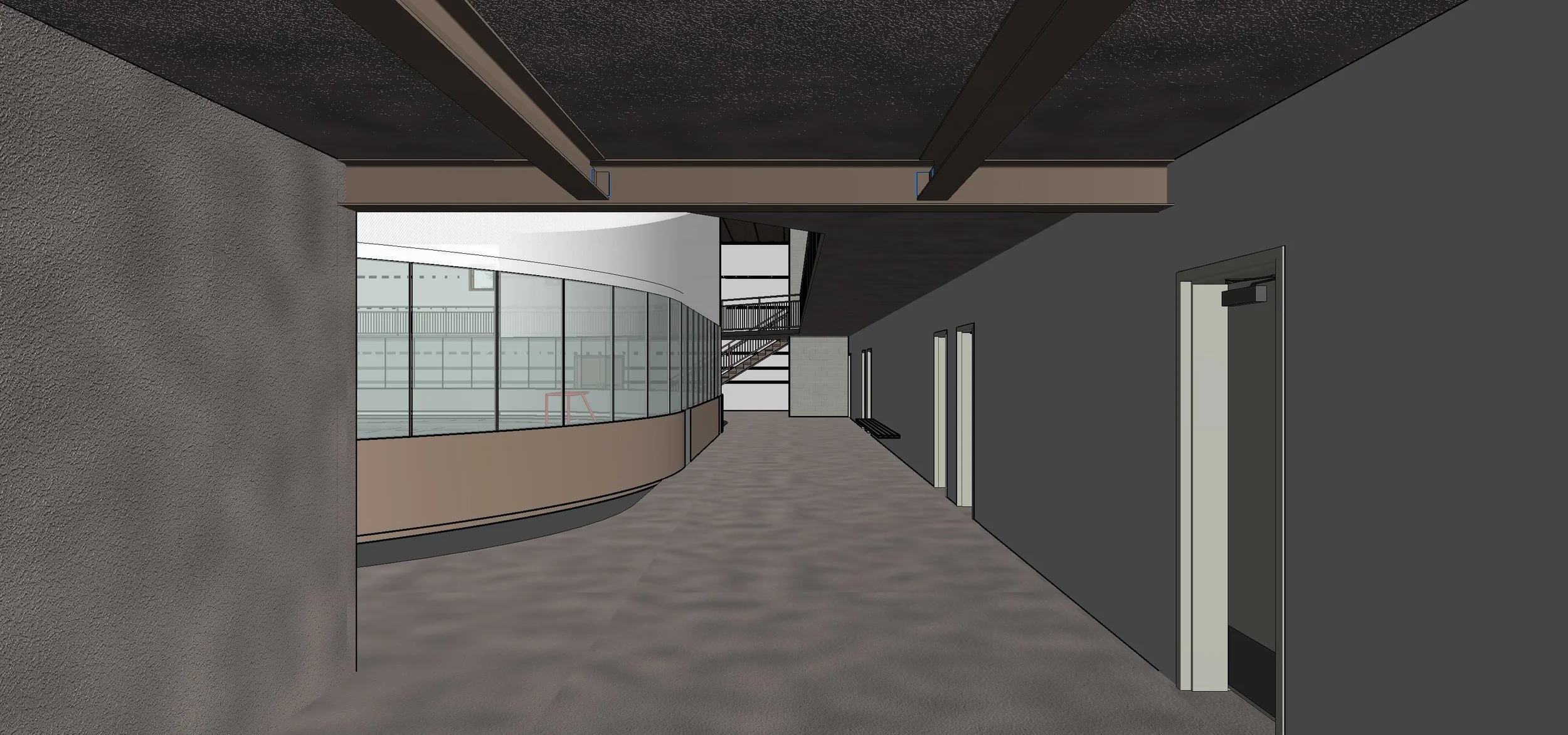 Veiw when entering lower entrance on Lower Floor Level- Central Carleton Community Complex.jpg
