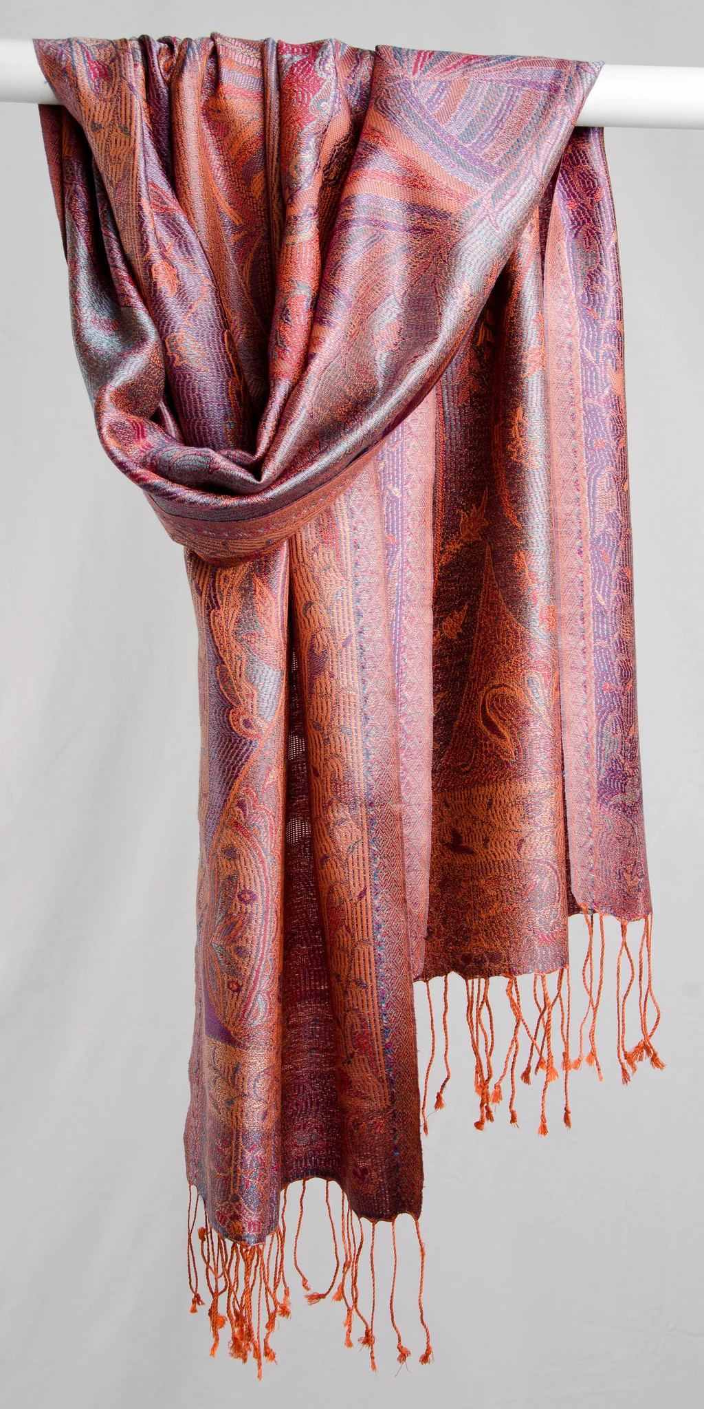 Jamawar 22" - Pink, Lavender, and Teal