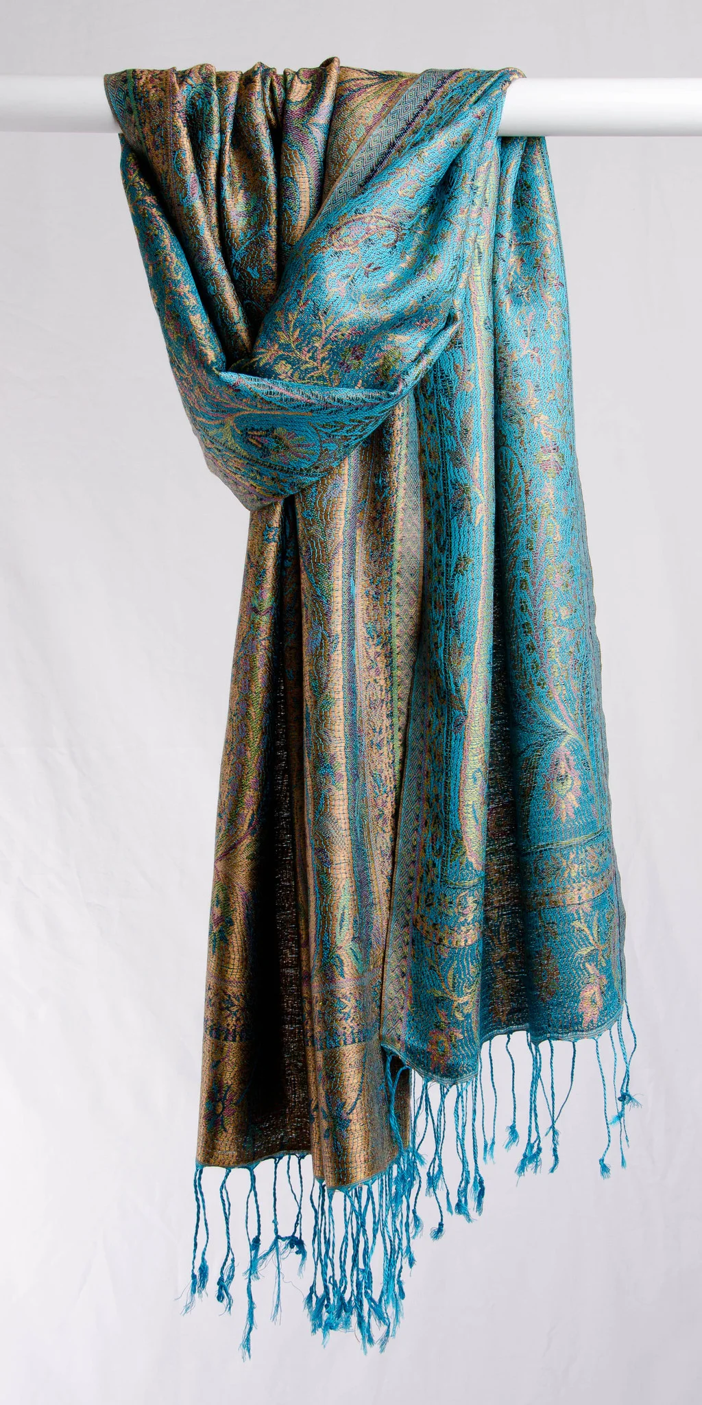 Jamawar 22" - Blue and Gold