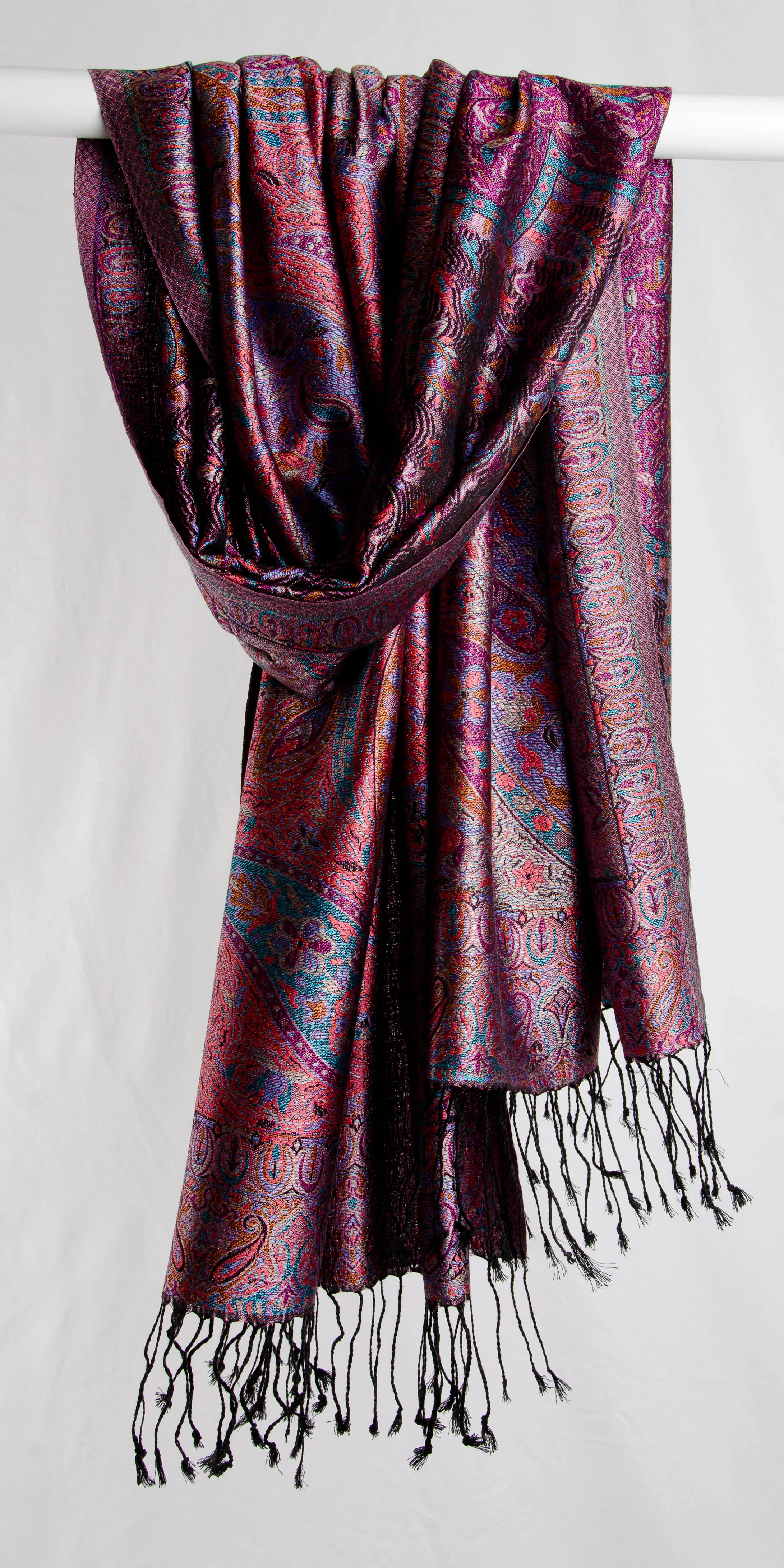 Jamawar 29" - Lavender and Black