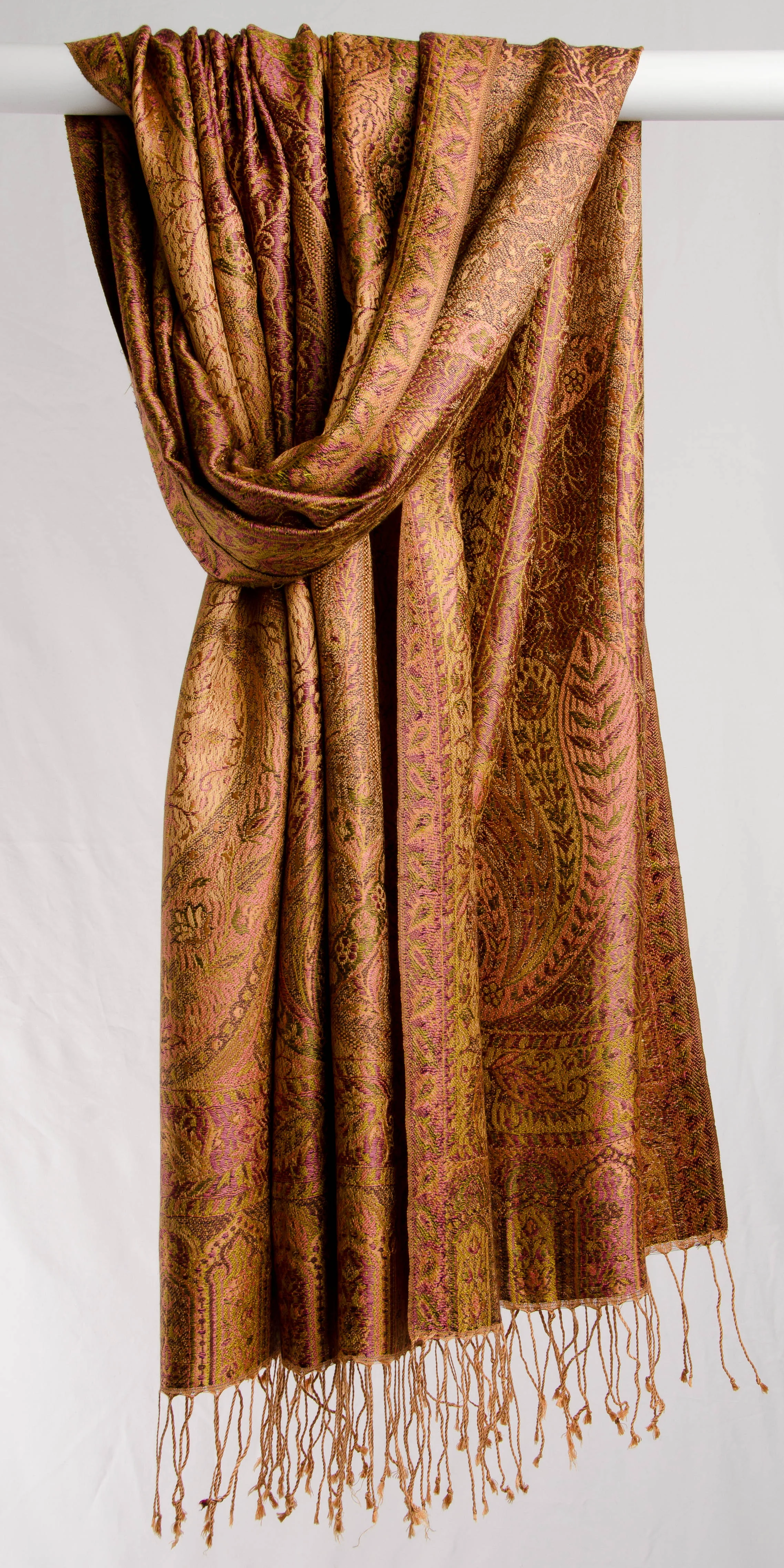 Jamawar 29" - Orange and Brown