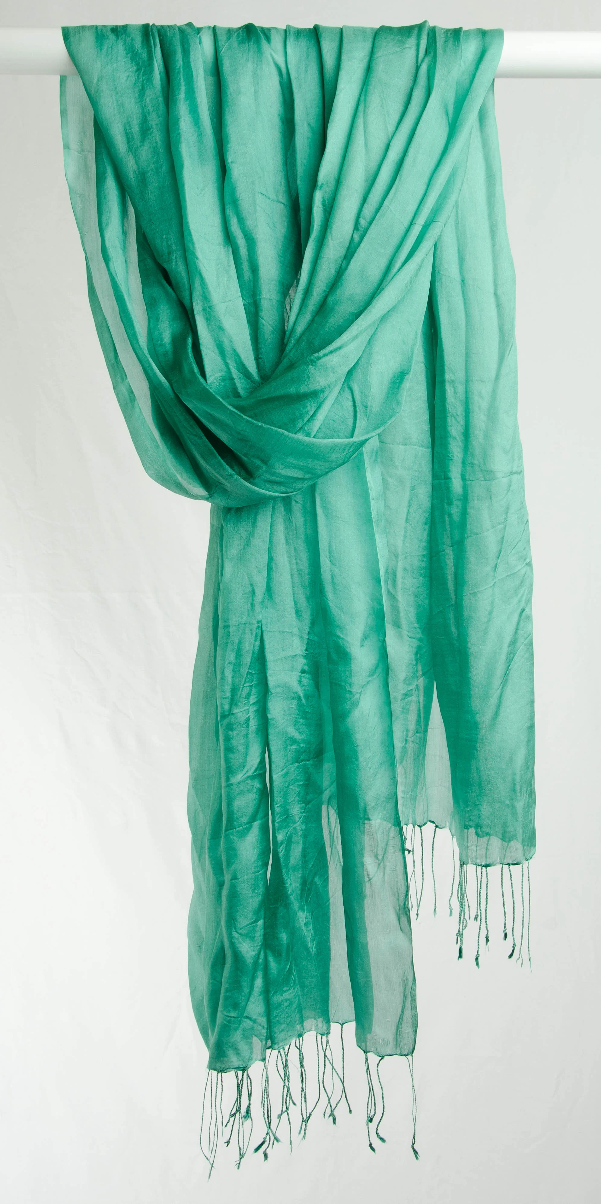 Silk Silhouette - Seafoam Green