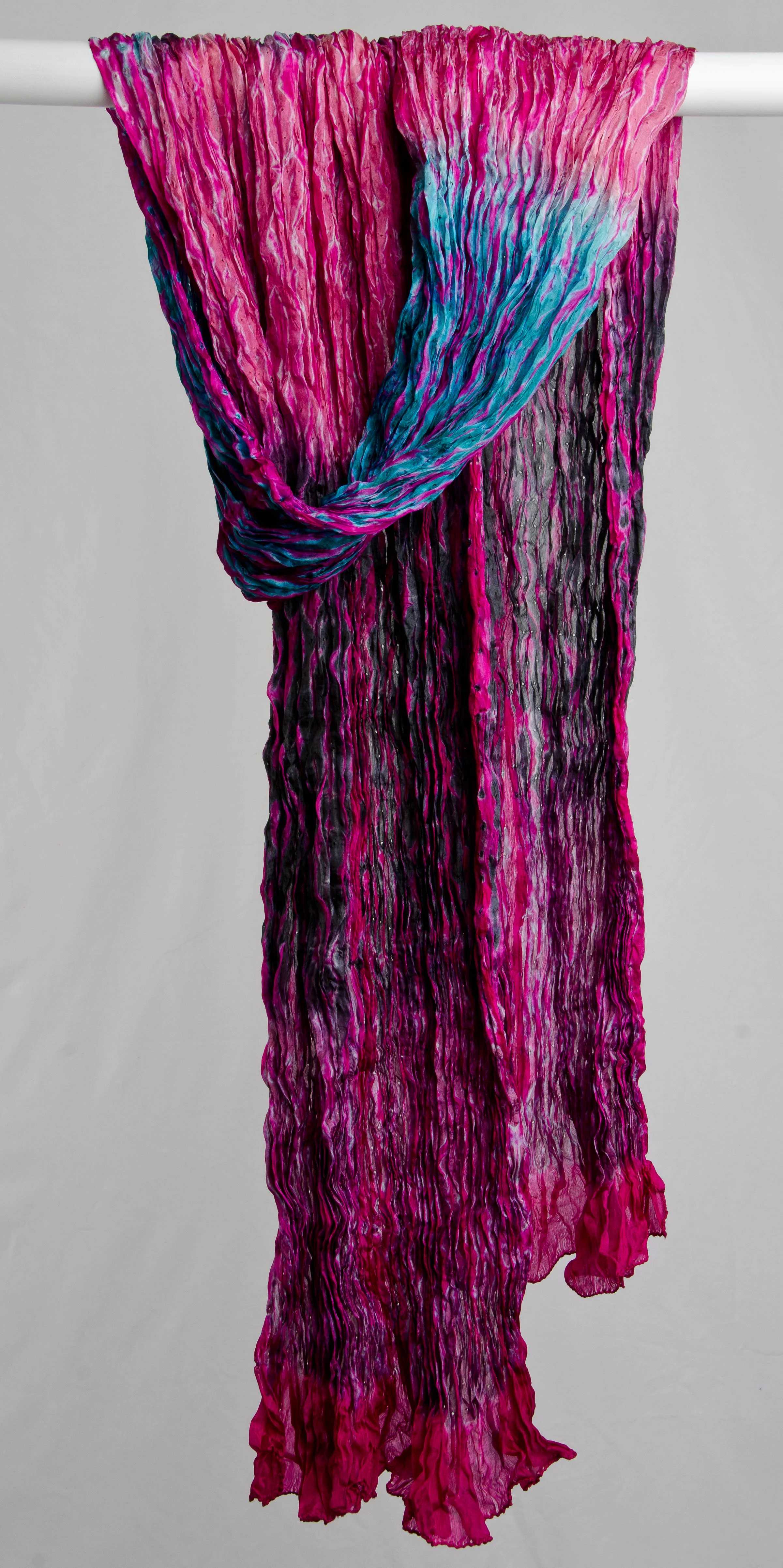 Rashid - Magenta with Teal and Black