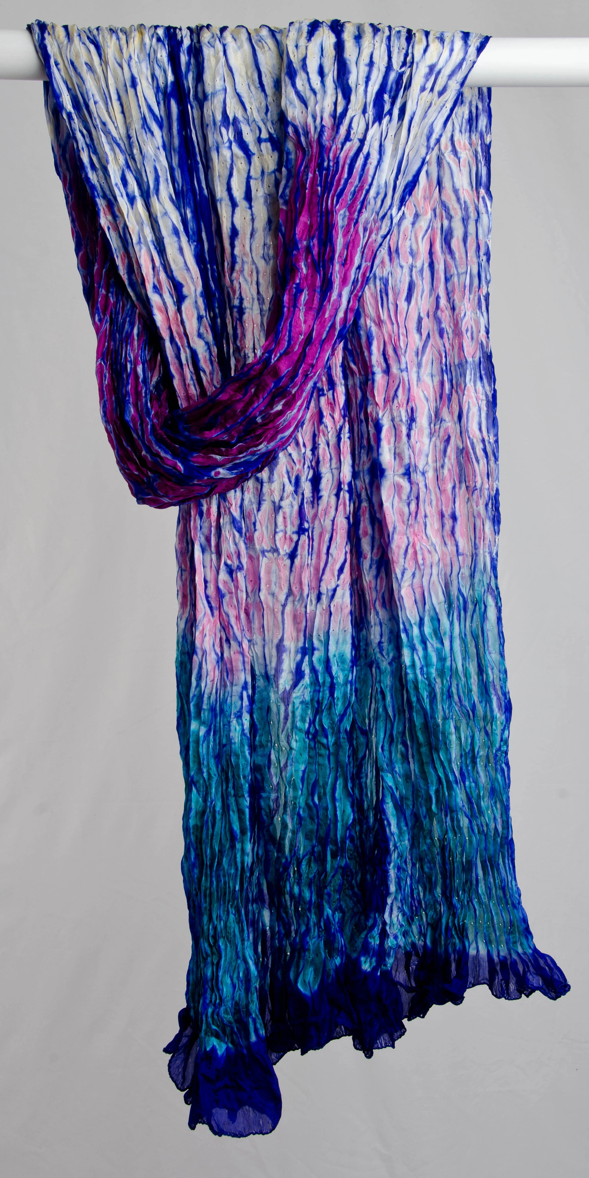 Rashid - Royal Purple with Magenta and Turquoise