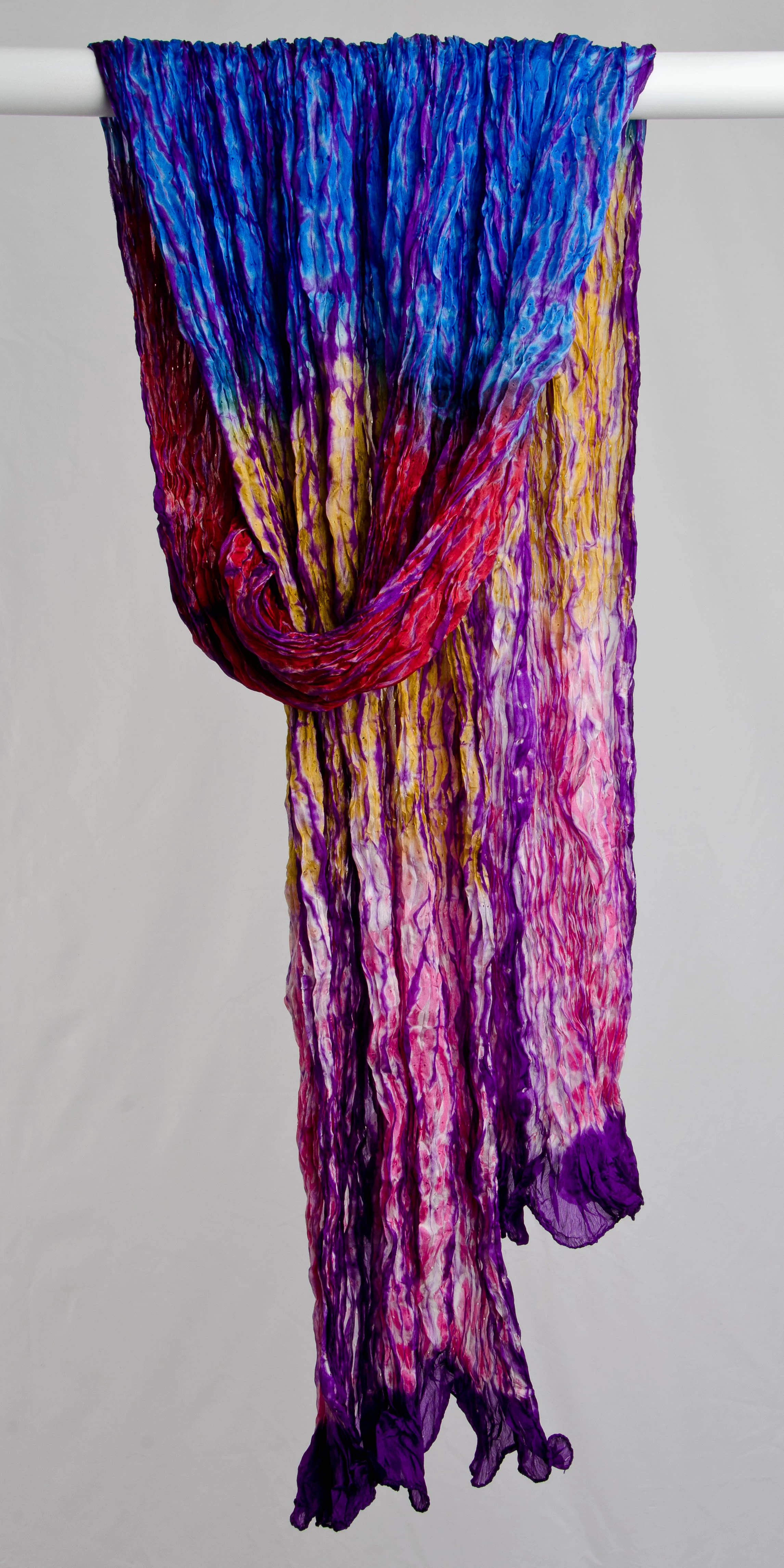 Rashid - Amethyst with Red, Pink, and Blue