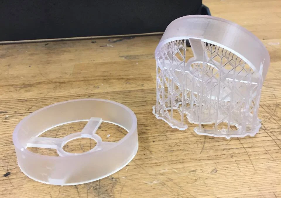 3D printed filter cartridges.