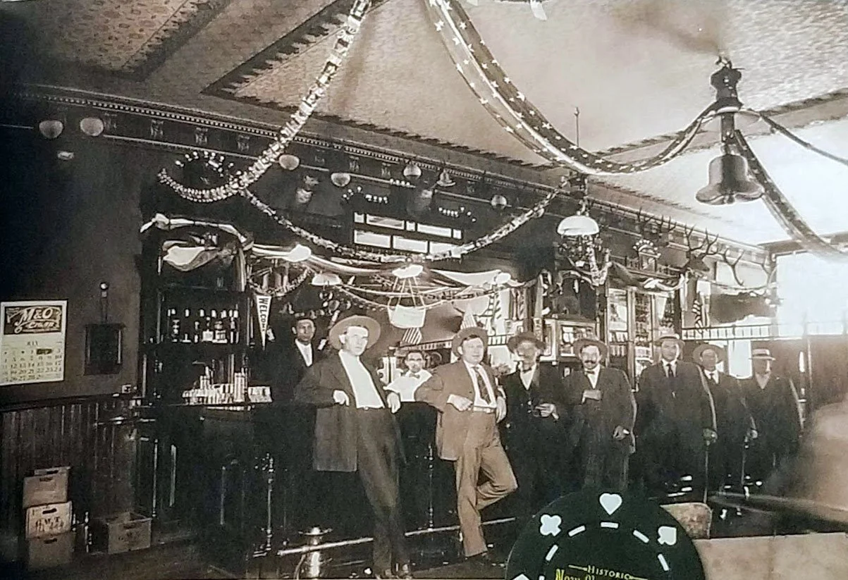 The Historic Sheridan Bar is listed as a National Landmark Interior