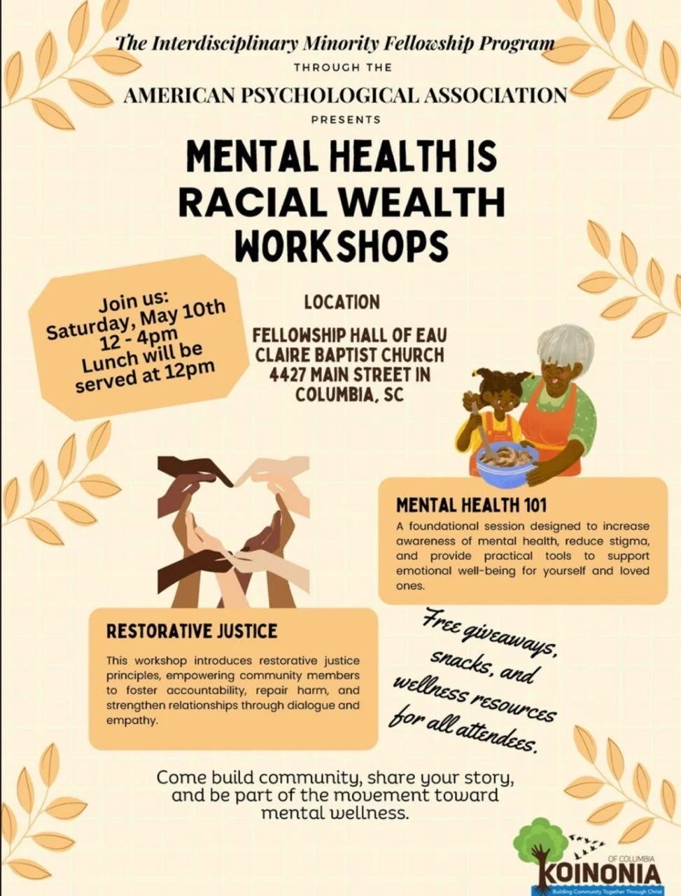 Mental Health is Racial Wealth Workshop