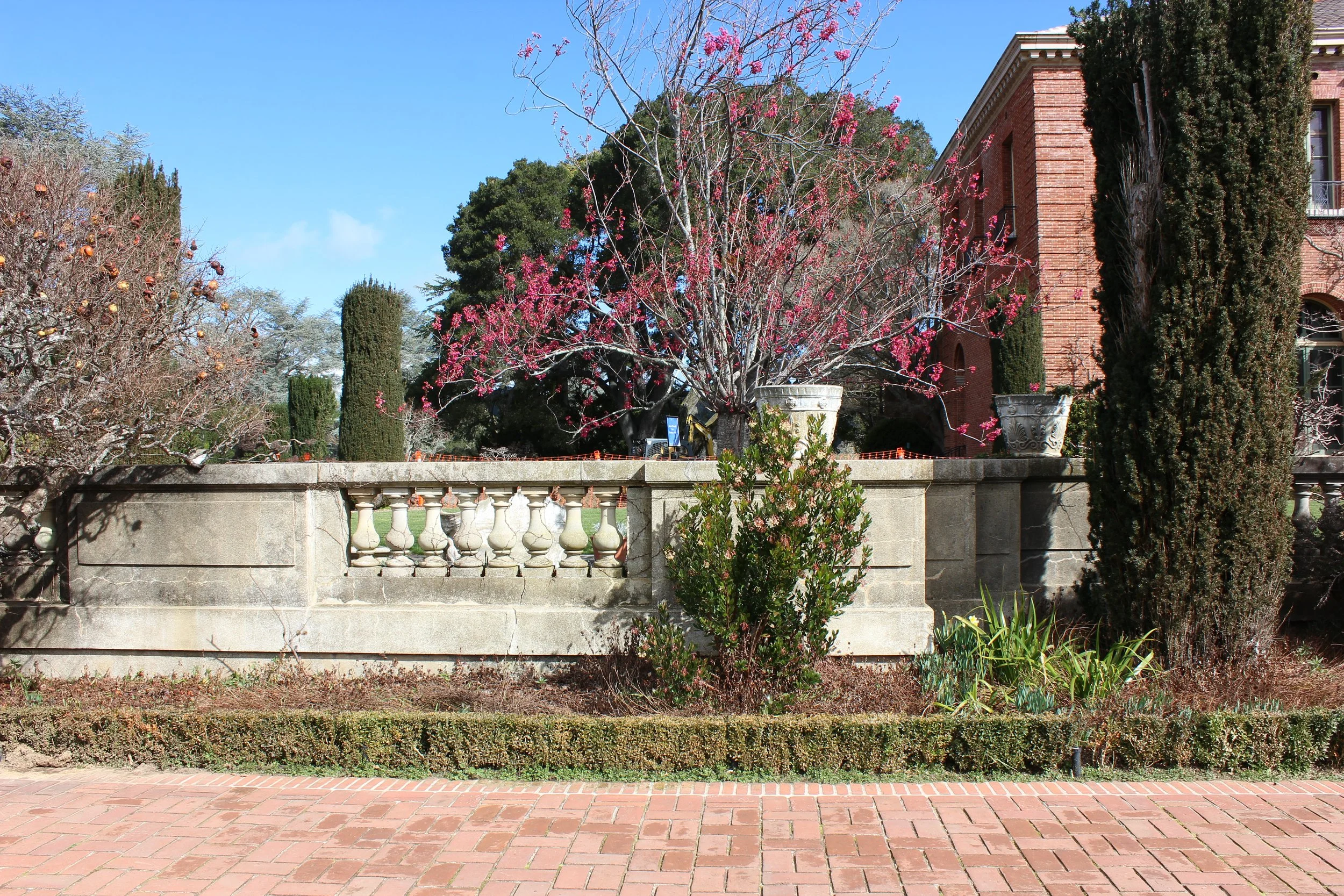 BEFORE WEST LOWER BALUSTRADE.JPG