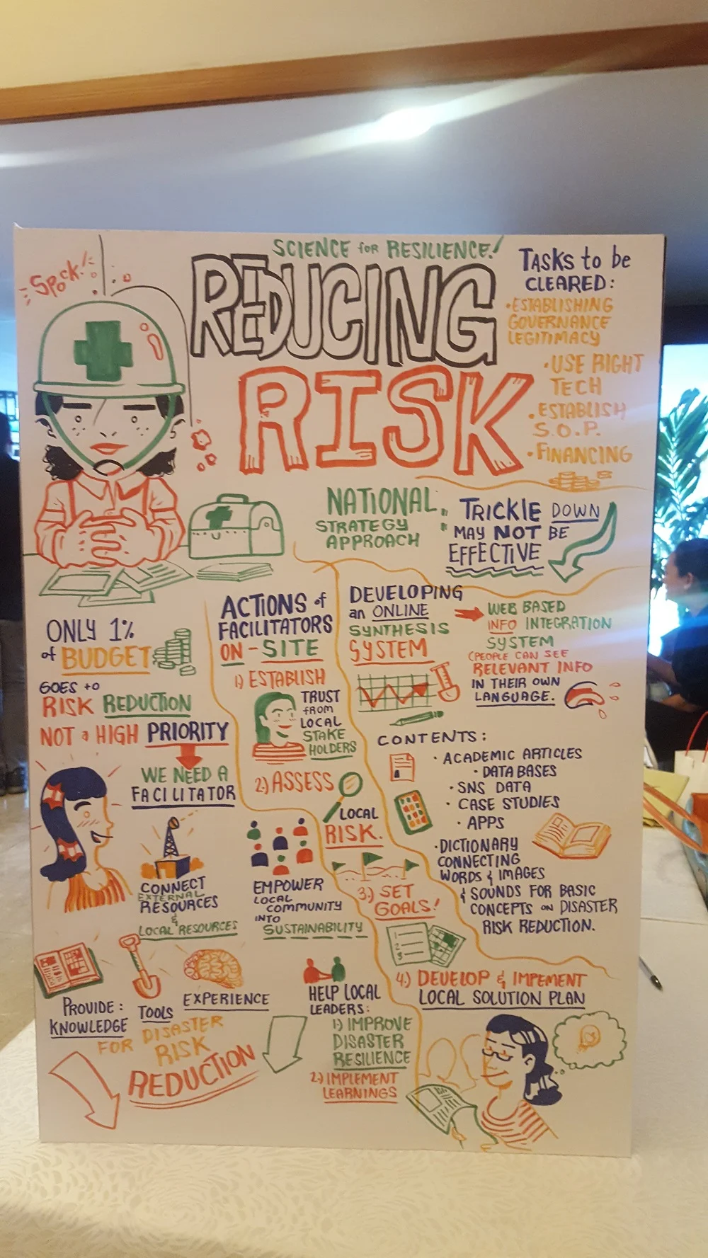 Pushpin Visuals on Session 3 - Reducing Risk