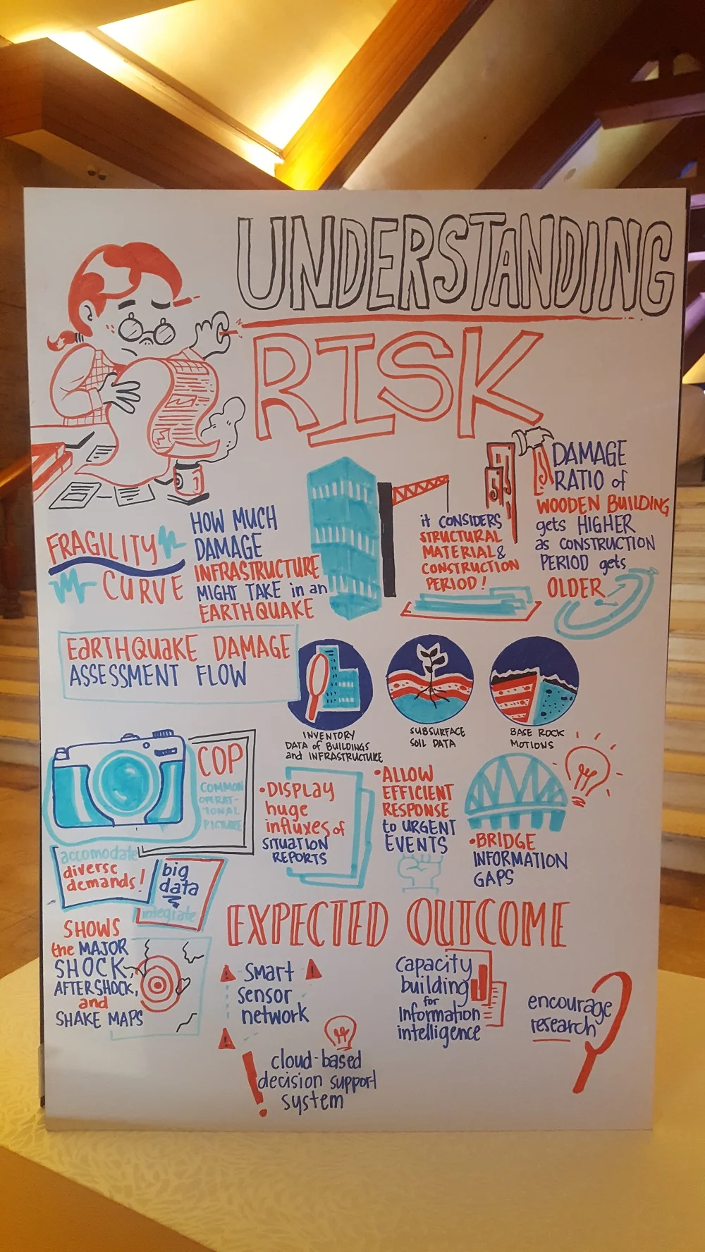 Pushpin Visuals illustration on Session 2 - Understanding Risk