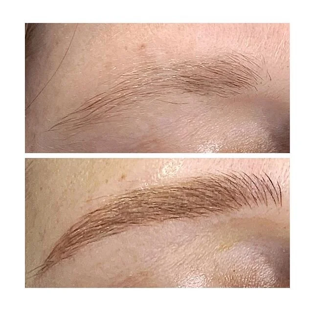 For all my blondes out there. Your brows can still look natural and not be too bold after Microblading. I promise💯
