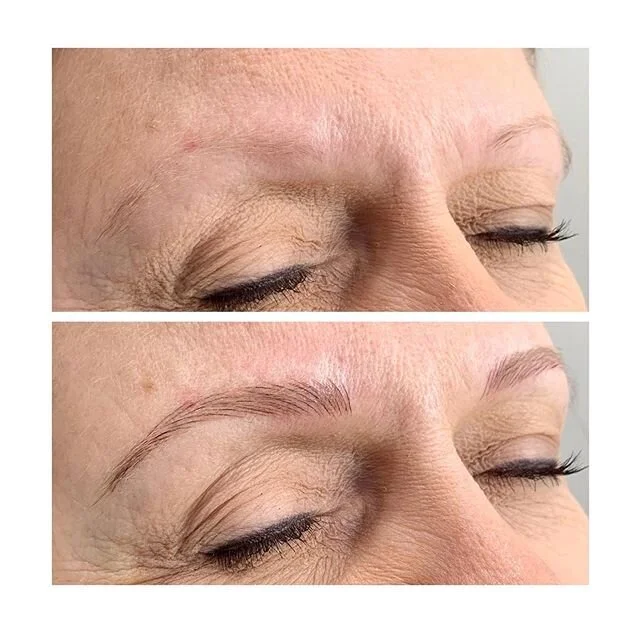 Remember when I used to do brows for a living?! That was fun... I miss that!