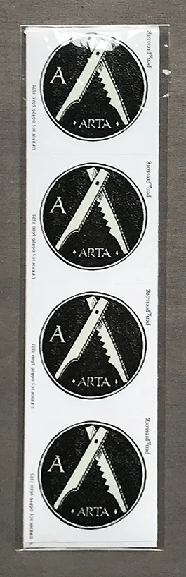 "A" Arta Stickers