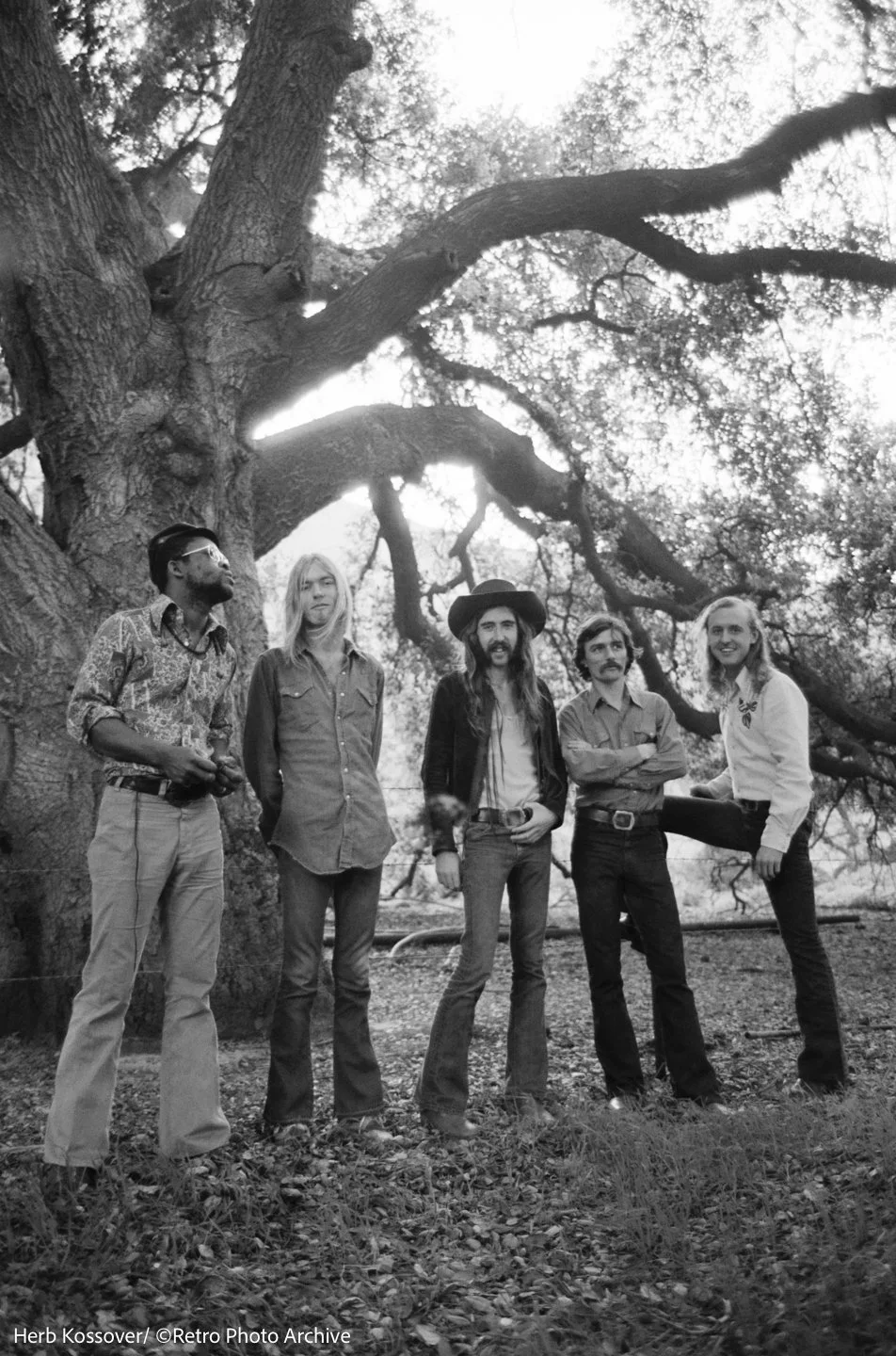Allman Brothers Band, 1972 (tree).
