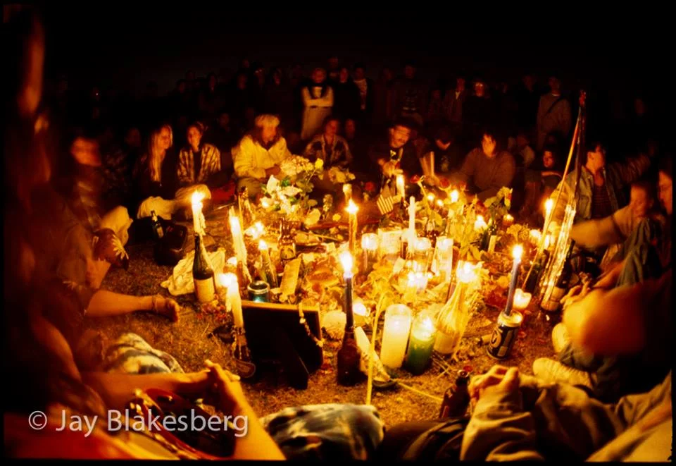 August 9, 1995 The day we lost Jerry Garcia Golden Gate Park, SF Photo by Jay Blakesberg