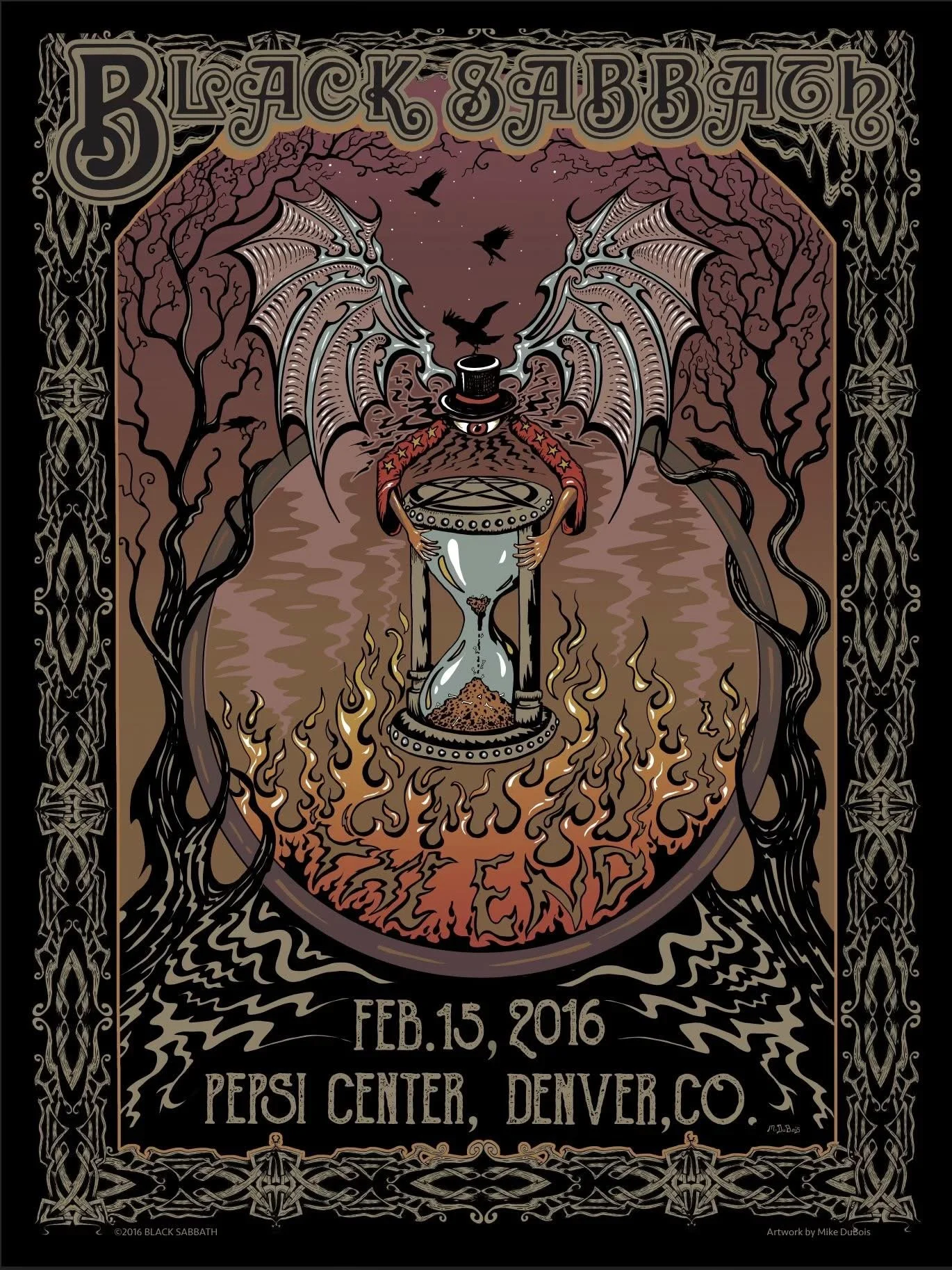 Black Sabbath 2.15.16 Pepsi Center Denver Colorado
