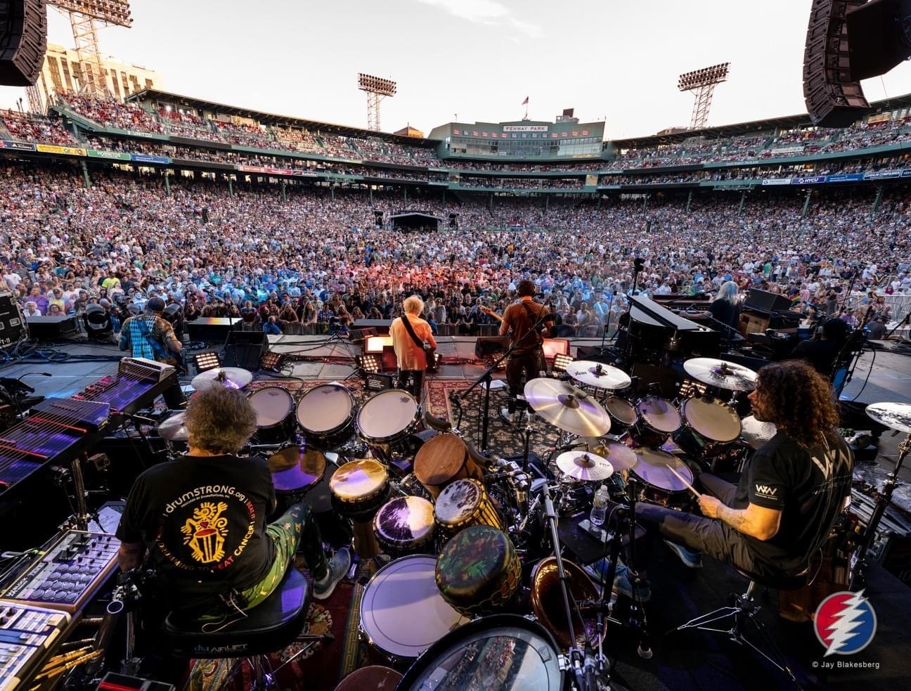 Mickey behind the drums-Dead and Company - Boston Fenway 2023