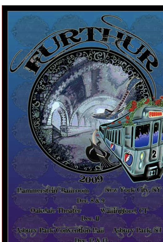 Furthur Subway Poster  #2 December 2009