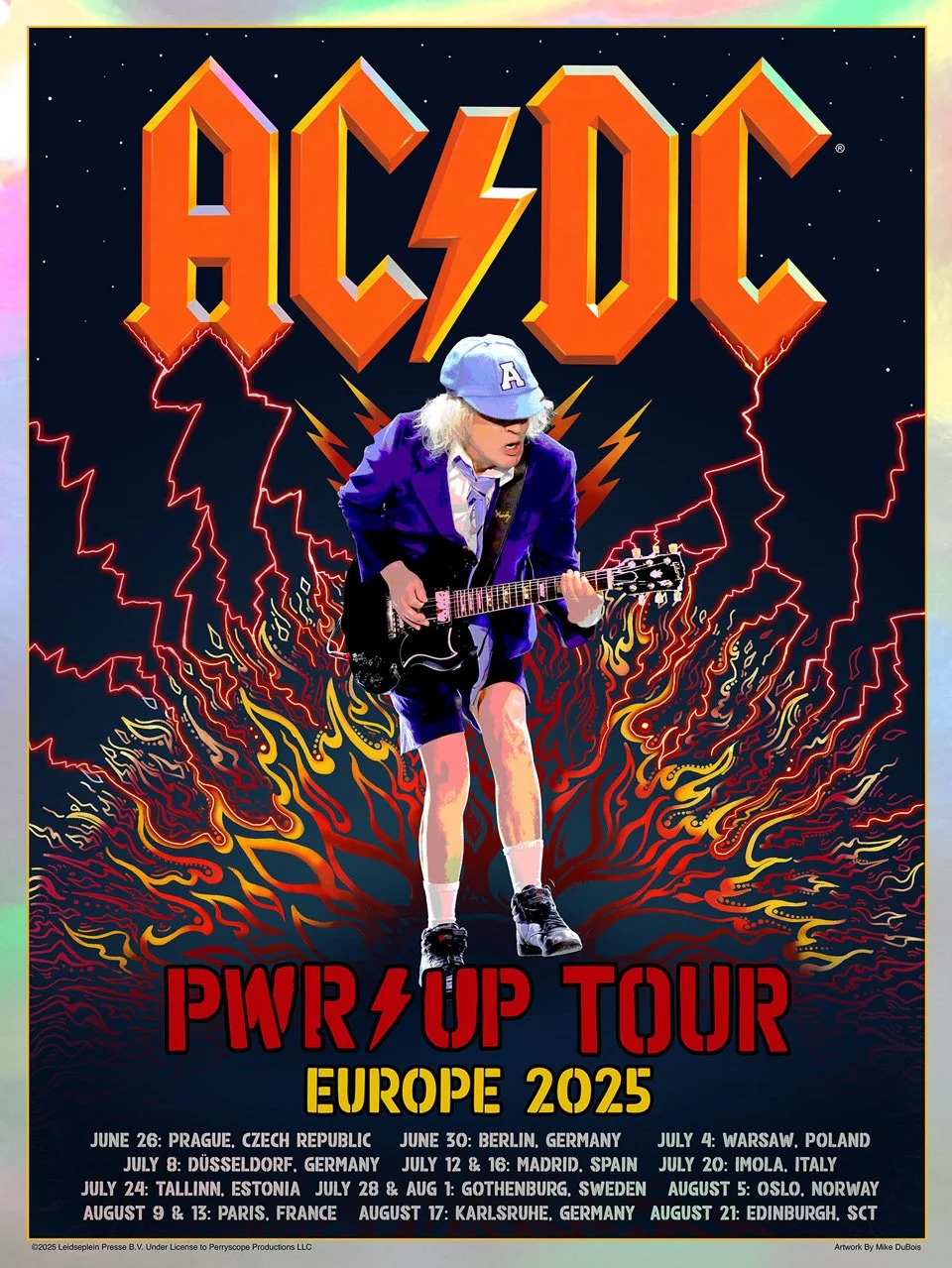 AC/DC PWR•UP Tour • Europe 2025 -Angus Sun
