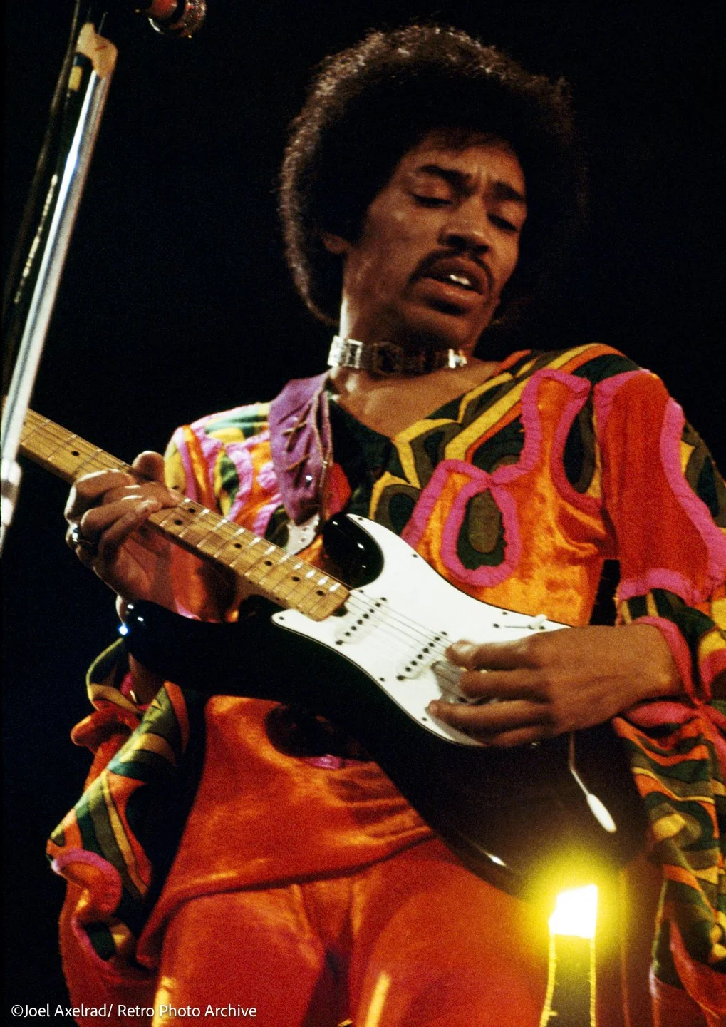 Jimi Hendrix, Isle of Wight Festival, Isle of Wight, England, August 31, 1970.