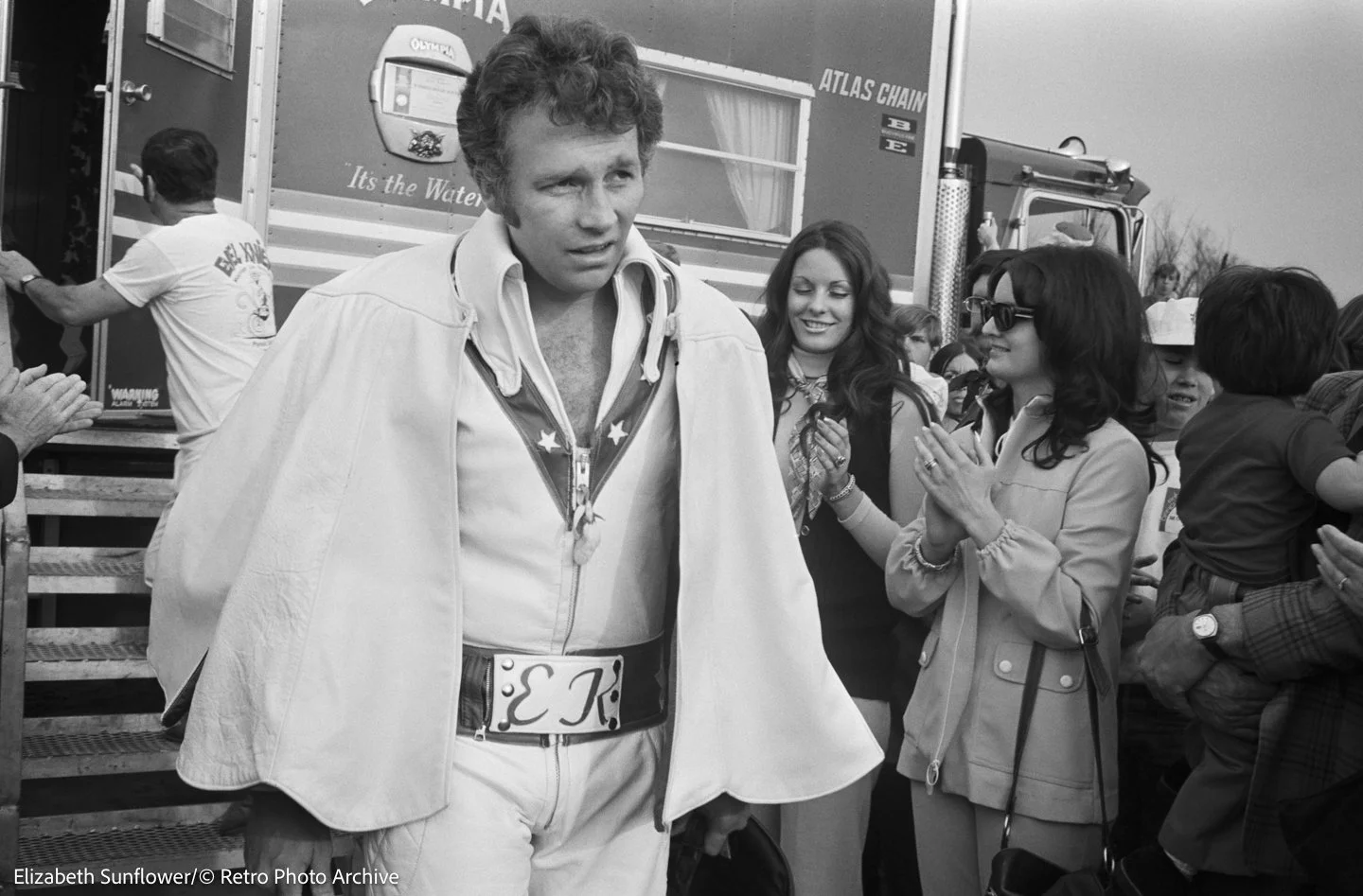 Evel Knievel, Northern CA, April 9, 1972.