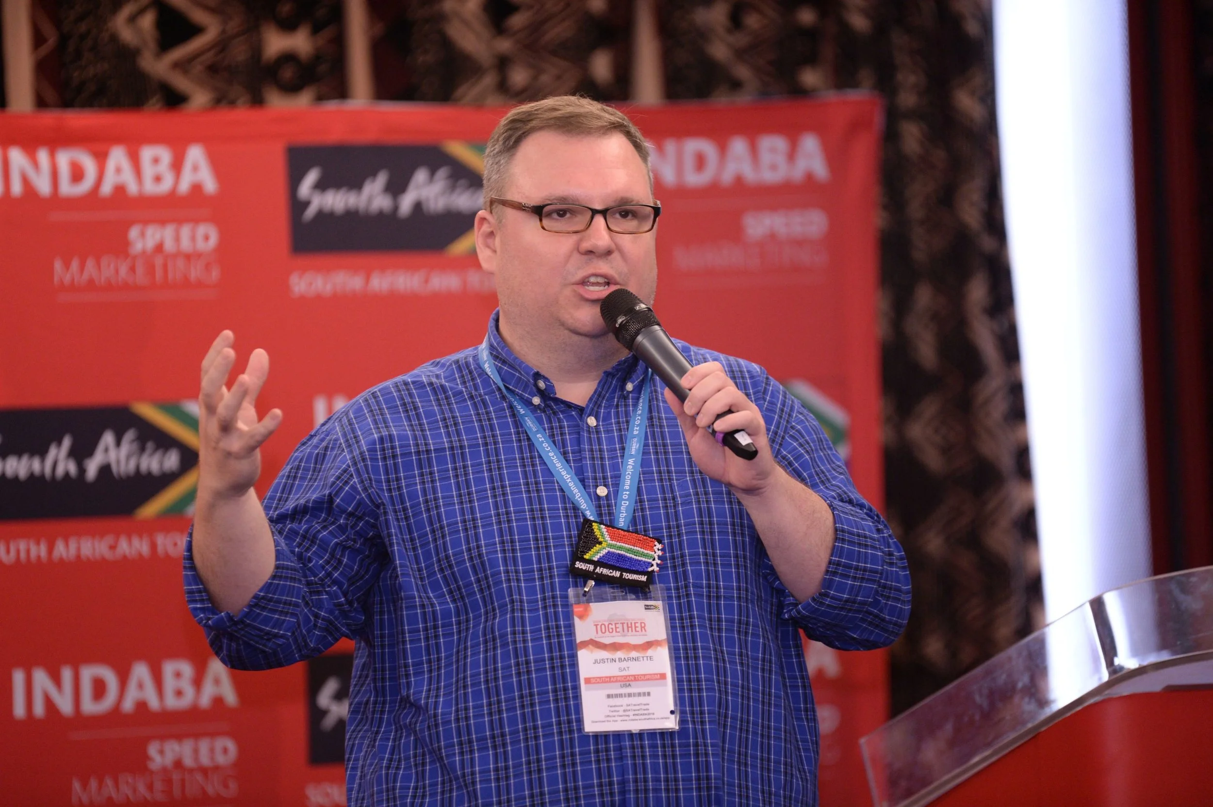  Moderating the first-ever LGBT travel panel at  Africa's Travel Indaba . 