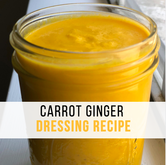 Carrot Ginger Dressing (Gluten Free, Dairy Free)