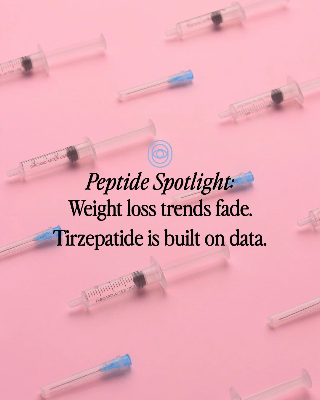 Tirzepatide is more than a weight loss trend: it&rsquo;s a tool 💉✨ When used with intention and backed by data, it can support sustainable fat loss, blood sugar balance, and energy.⁠
⁠
In my Precision Peptide Program, we pair powerful peptides like 