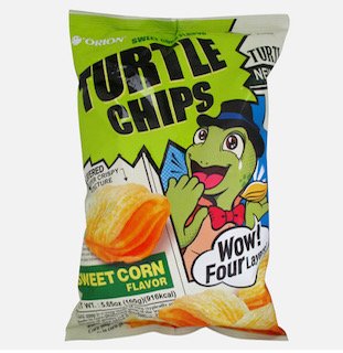 ORION TURTLE CHIPS SWEET CORN  韓國Turtle 薯片 (玉米味)
