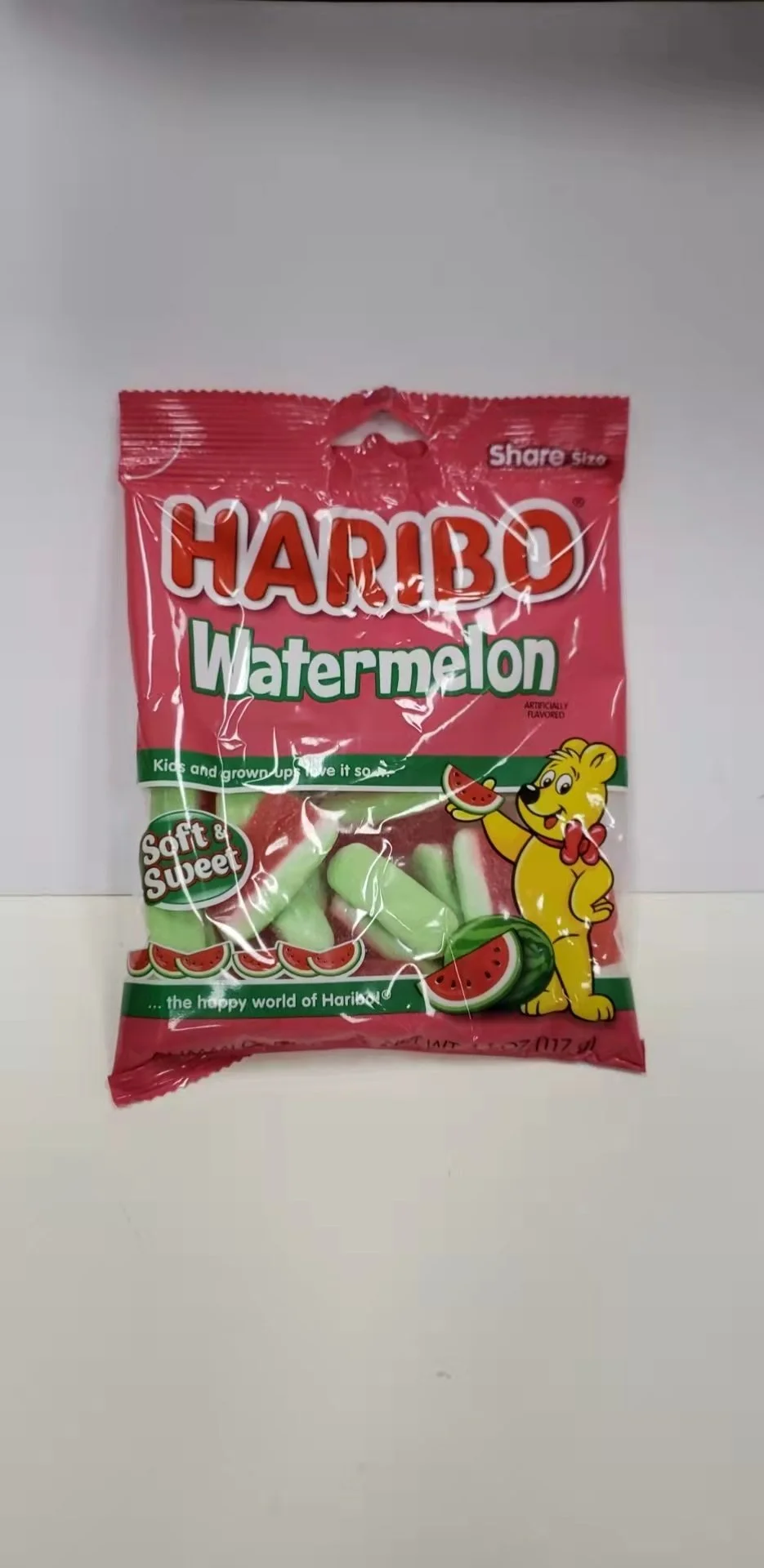 Haribo WATERMELON GUMMY CANDY, 哈瑞寶 西瓜味軟糖