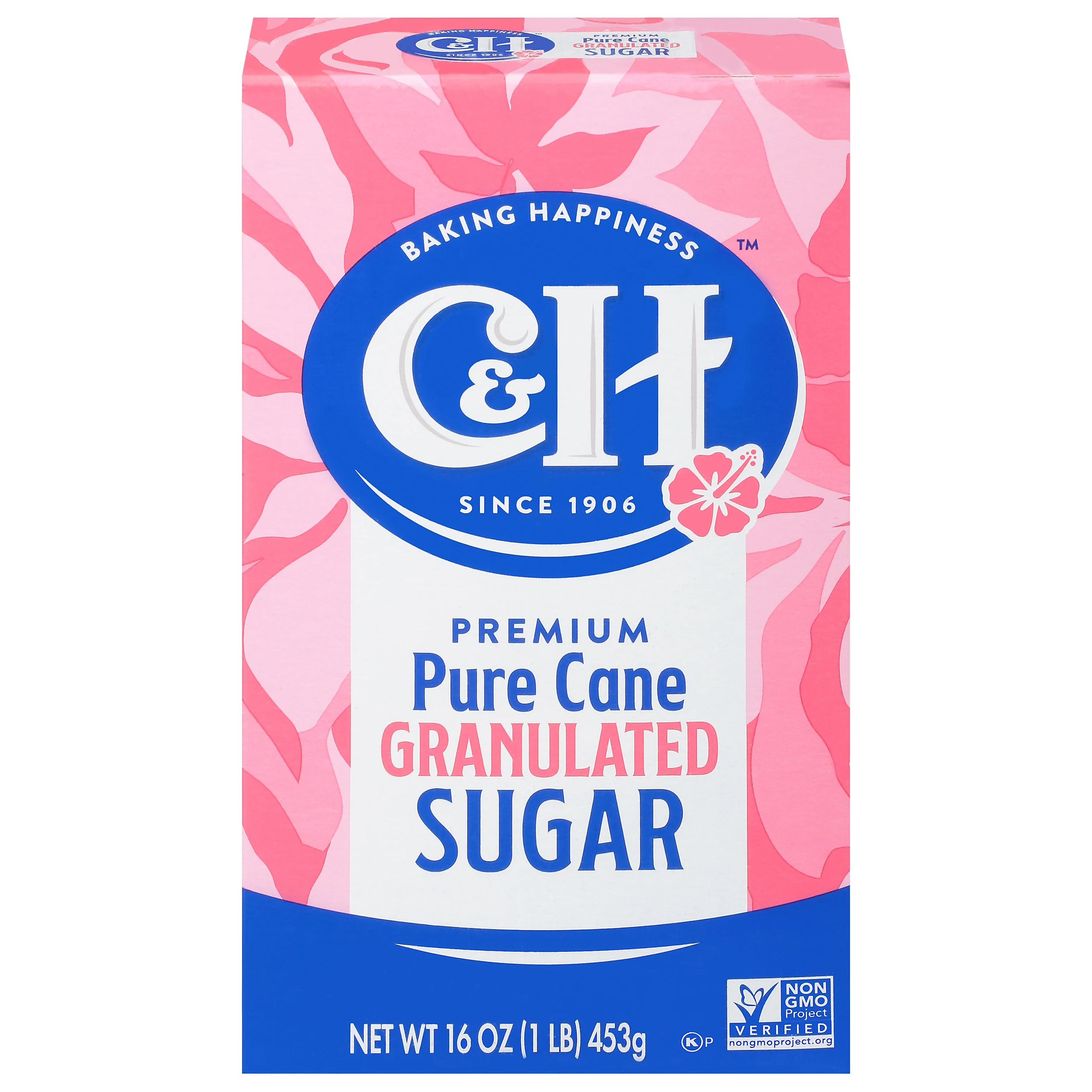 C&H PURE Granulated WHITE Sugar, C&H 精制甘蔗白糖1LB装