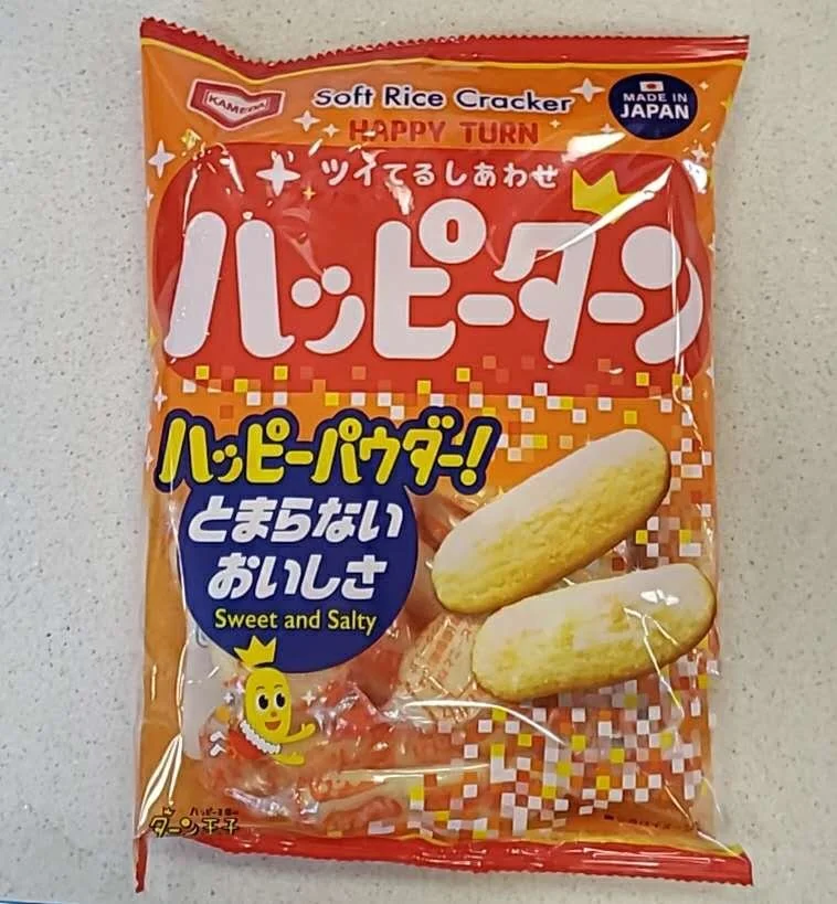 KAMEDA SOFT RICE CRACKE(HAPPY TURN) 日本快樂餅